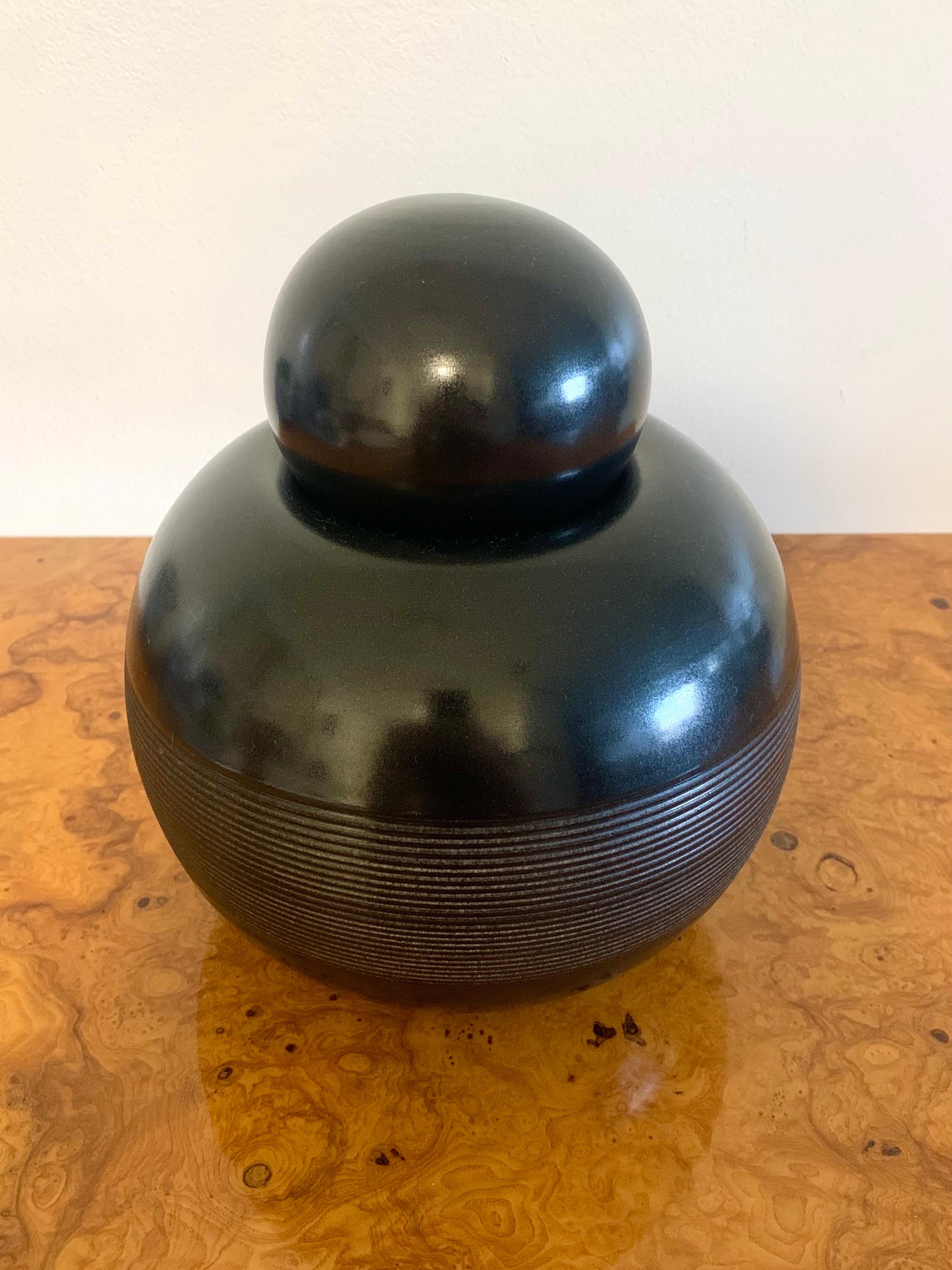 20th Century Mid Century Modern Italian Ceramic Vessel by Franco Bucci