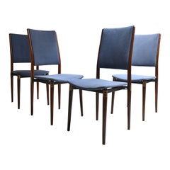 Chaises italiennes modernes du milieu du siècle dernier, Mod. S81, design d'Enrico Gerli pour Tecno