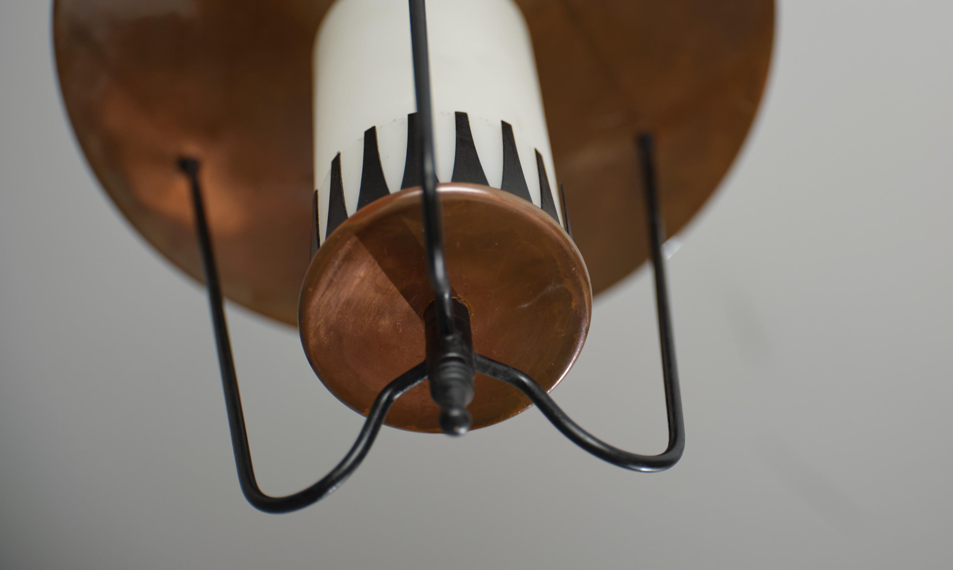 Italiano Lampadario italiano moderno di metà secolo in vendita