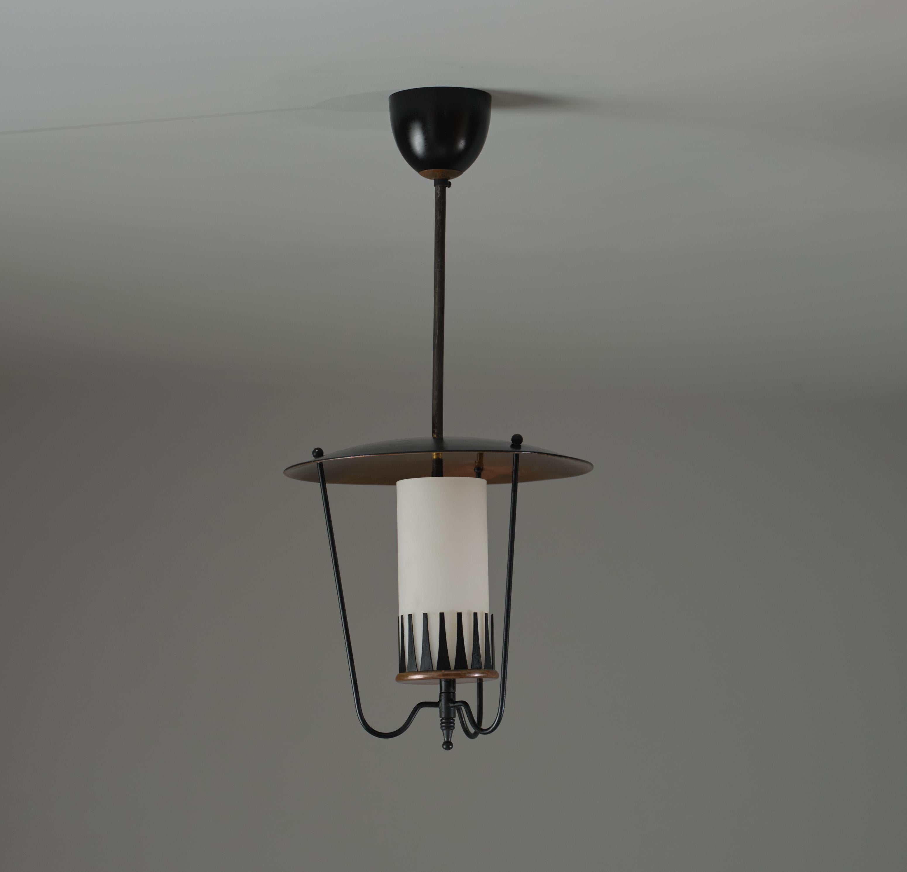 Lampadario italiano moderno di metà secolo In condizioni buone in vendita a Rome, IT