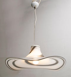 Mid-Century Modern Italian Chandelier Hat Murano Glass, 1970
