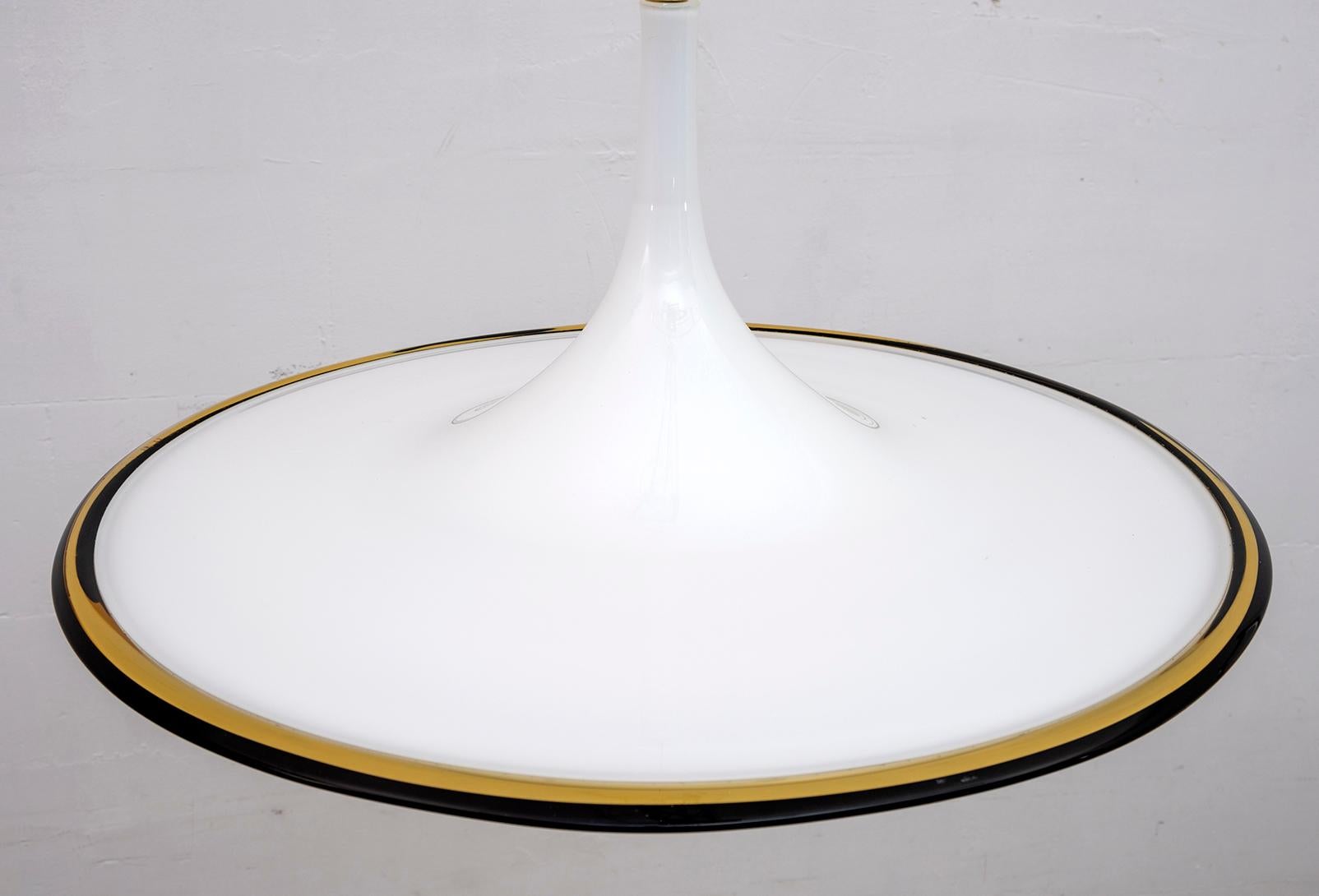 Mid-Century Modern Italian Chandelier Hat Murano Glass, 1970 For Sale 3