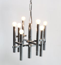 Mid-Century Modern Italian Chandelier in the style of Gaetano Sciolari