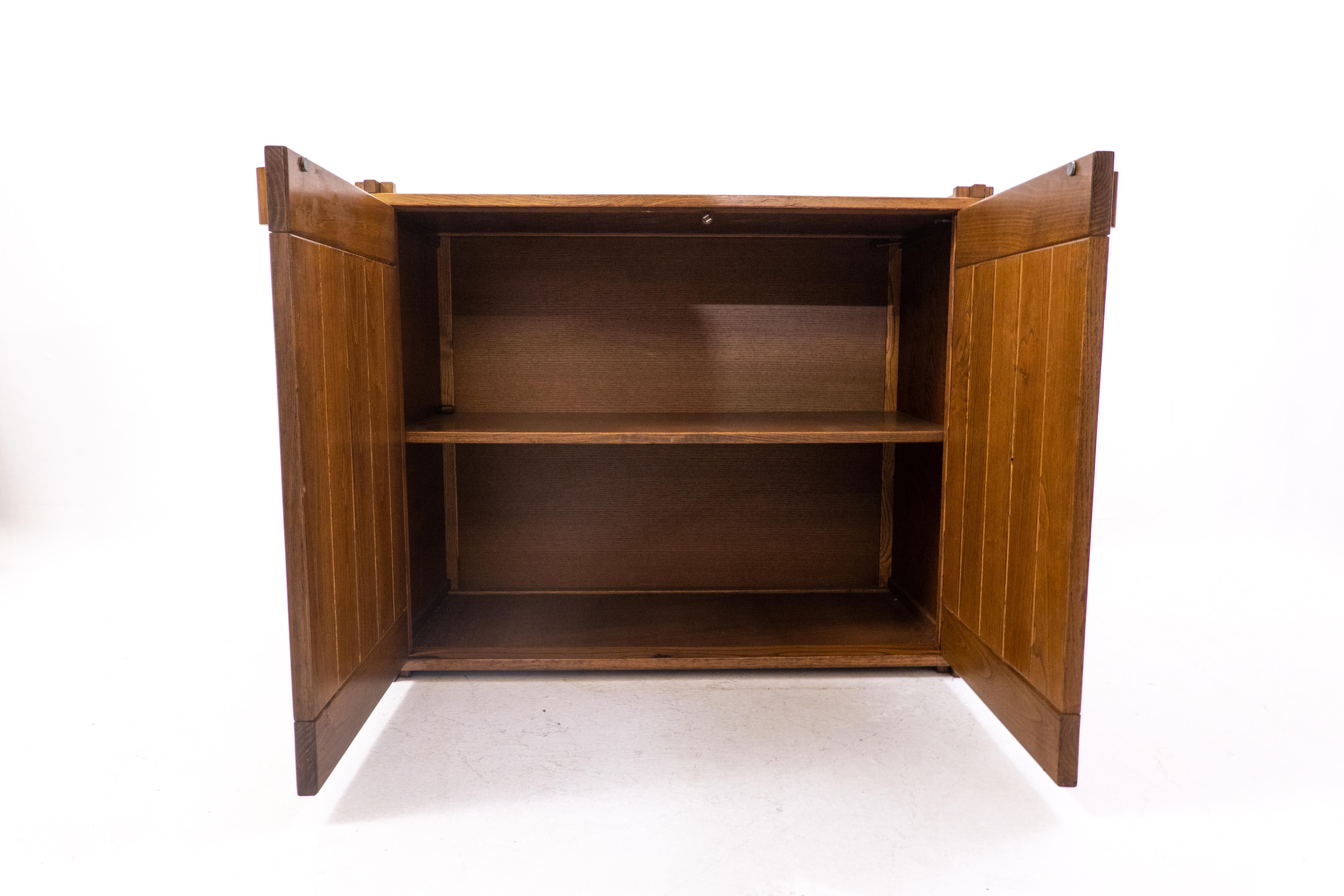 Mid-Century Modern Italian Chest of Drawers, Oak, 1970s, 3 Chests Sold Per Unit For Sale 6