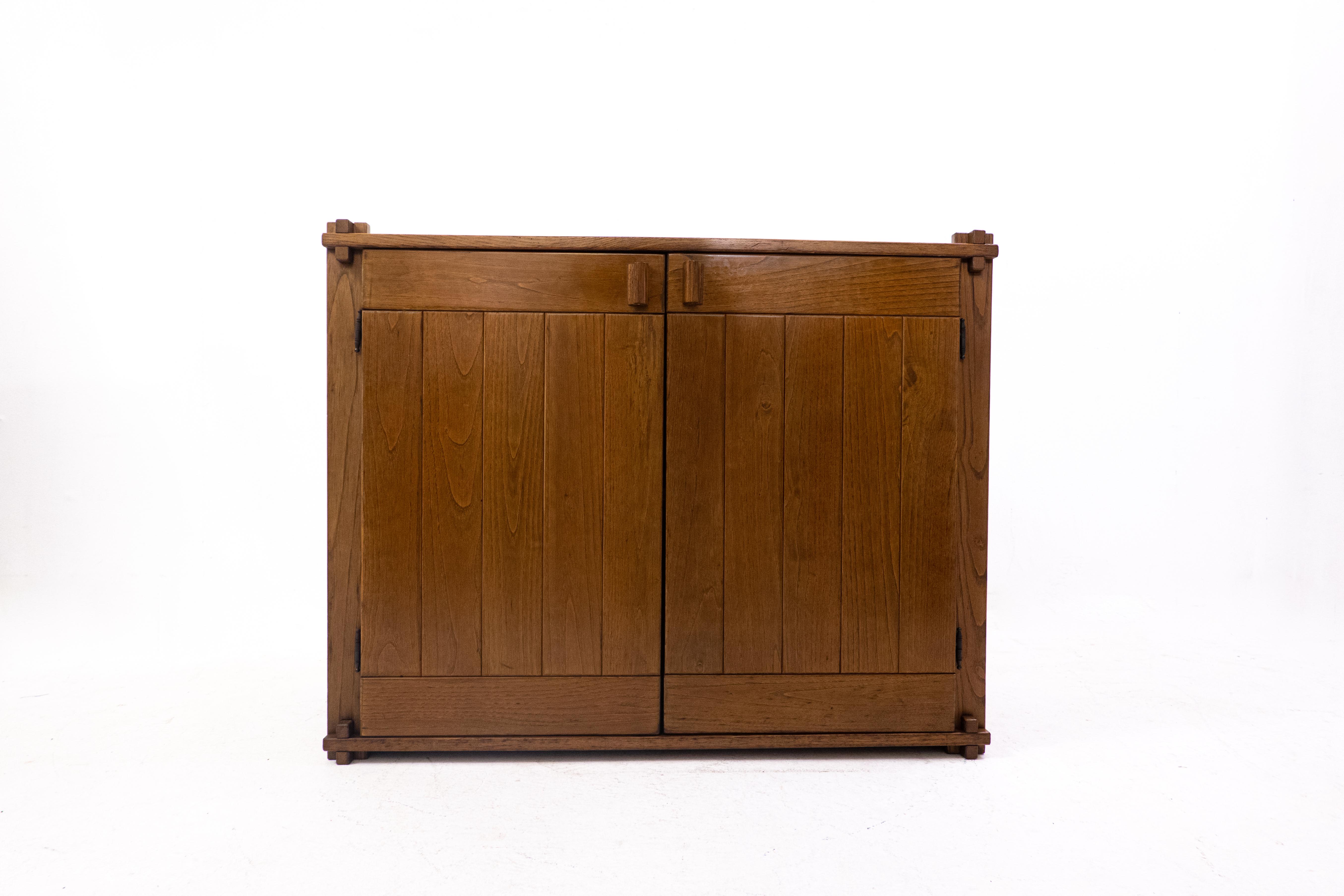 Mid-Century Modern Italian Chest of Drawers, Oak, 1970s, 3 Chests Sold Per Unit For Sale 2
