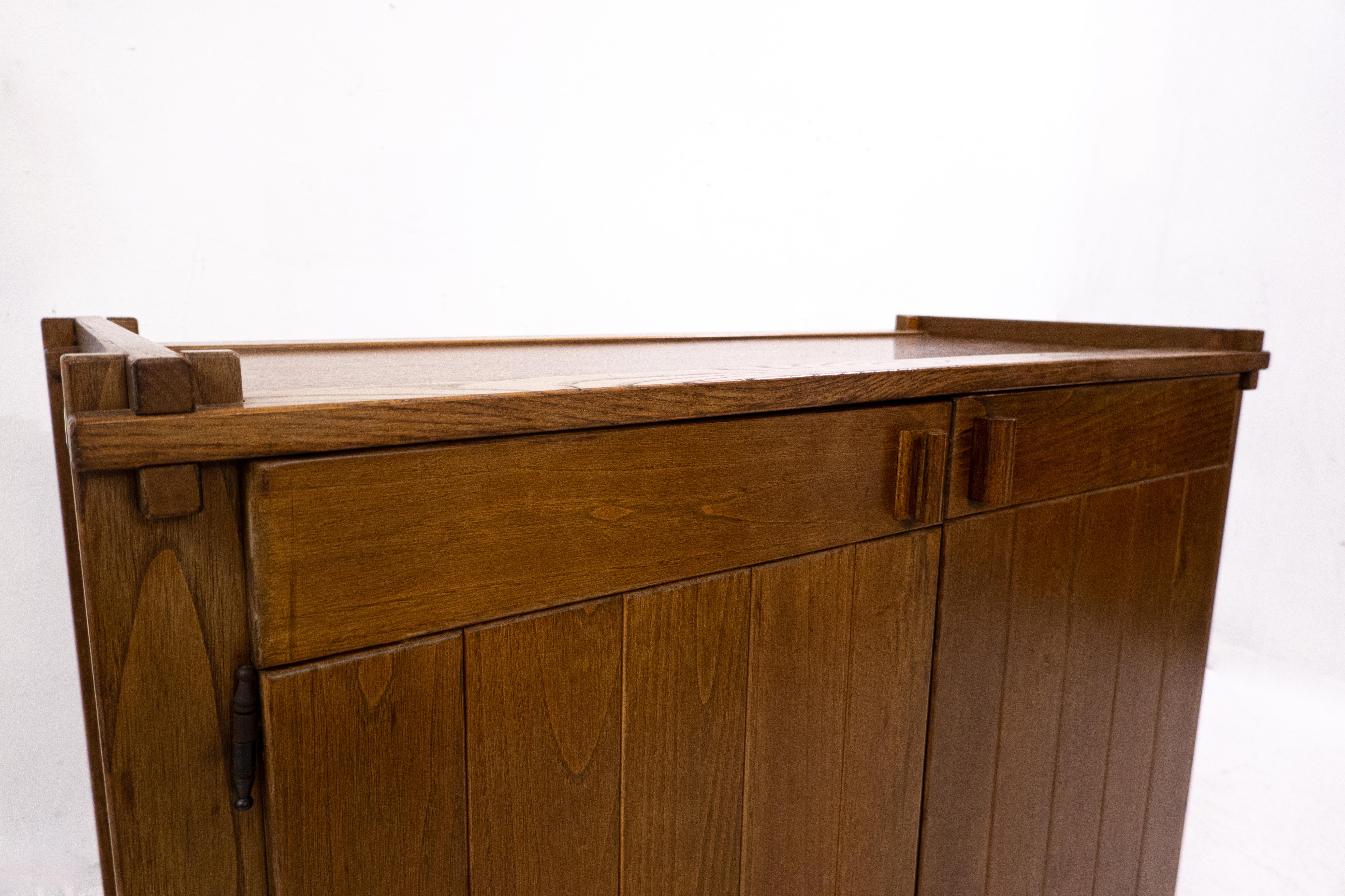 Mid-Century Modern Italian Chest of Drawers, Oak, 1970s, 3 Chests Sold Per Unit For Sale 3