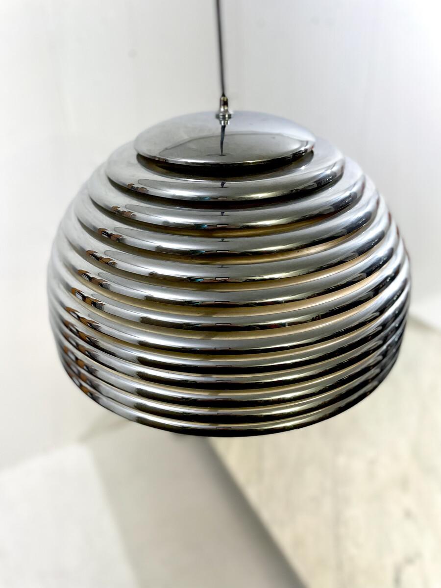 Mid-Century Modern Italian Chrome Suspension, 1970s In Good Condition For Sale In Brussels, BE