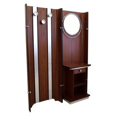 Stand porte-manteau italien moderne du milieu du siècle par Carlo De Carli