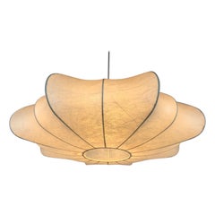 Mid-Century Modern Italian Cocoon Pendant Lamp, 1960s, Italy