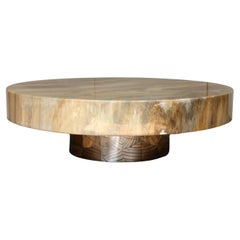 Mid-Century Modern Italian Coffee Table by Willy Rizzo, 1970s