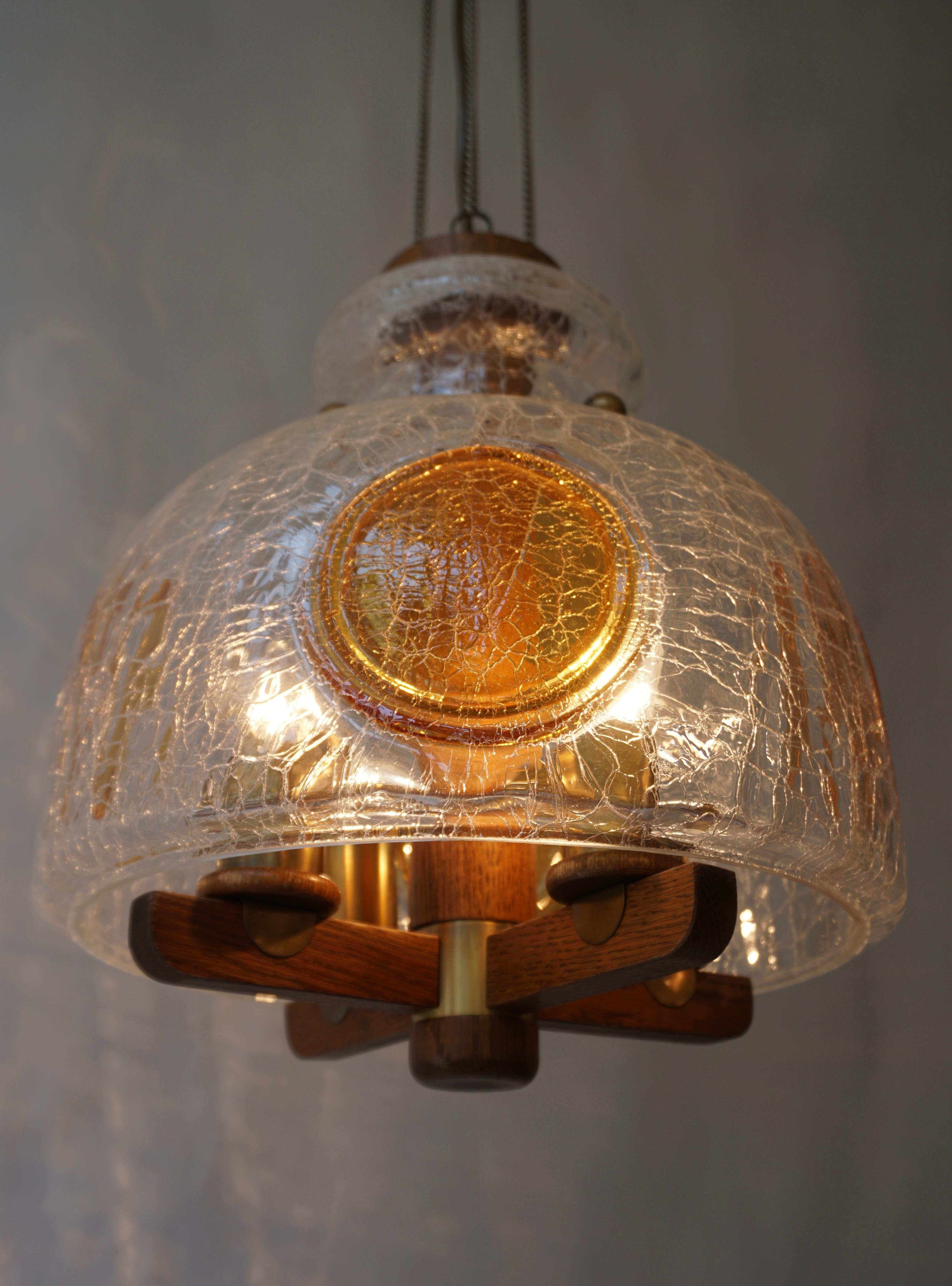Lampe à suspension italienne en verre d'art soufflé à la bouche coloré de Murano, mi-siècle moderne en vente 8