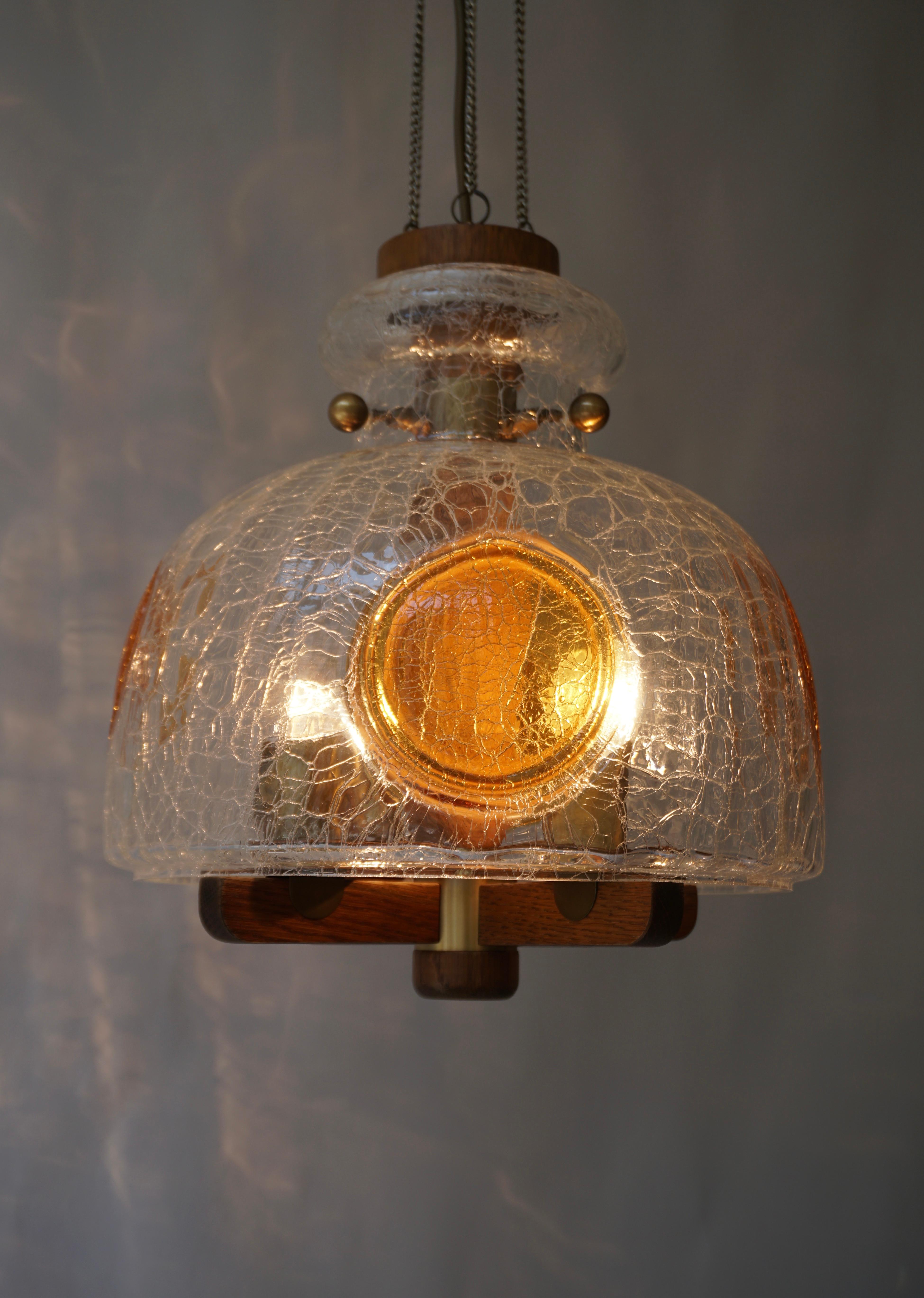 Lampe à suspension italienne en verre d'art soufflé à la bouche coloré de Murano, mi-siècle moderne en vente 10