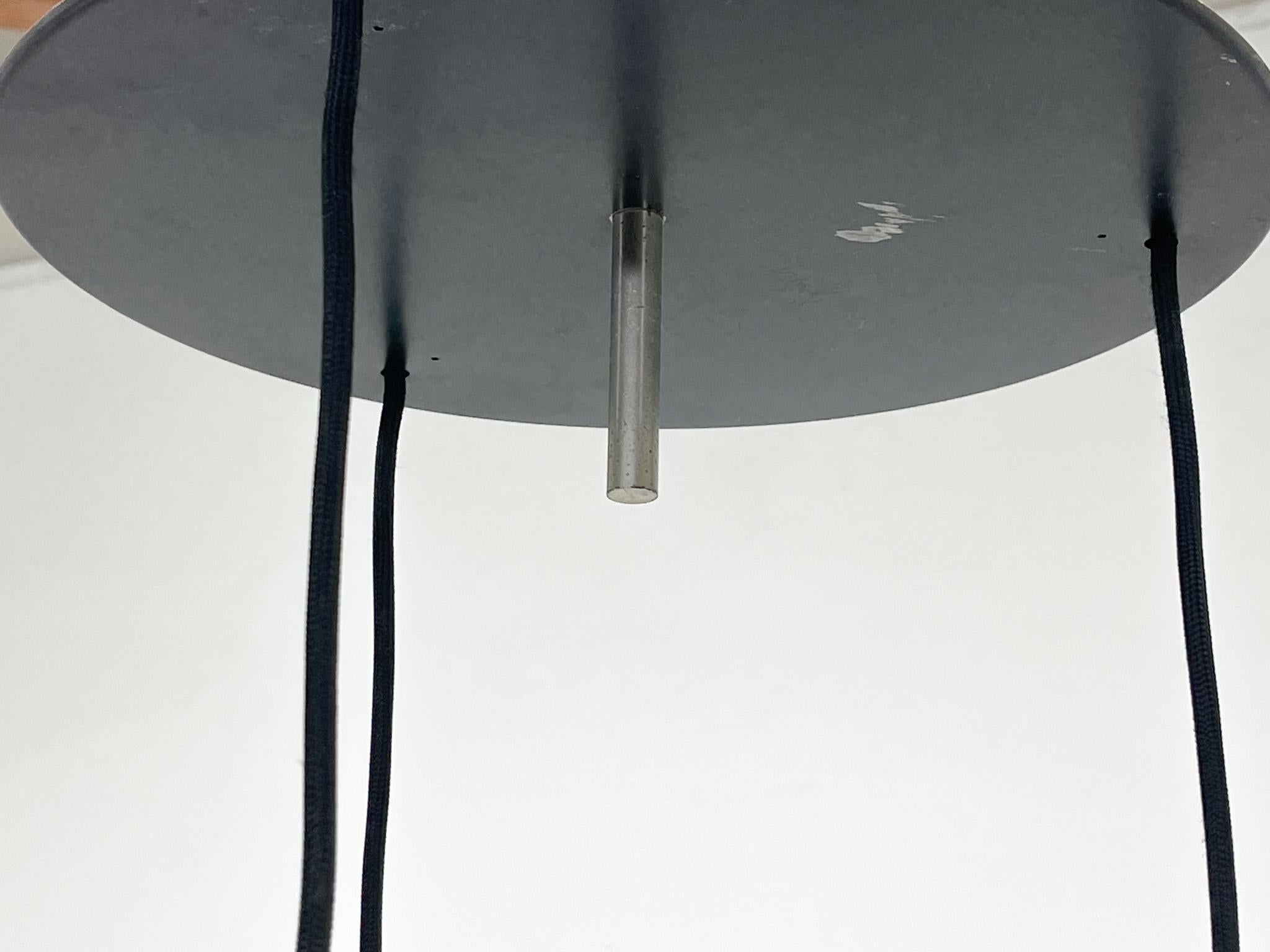 Lampe à suspension en cascade colorée italienne mi-siècle moderne, années 1970 en vente 3