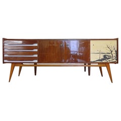 Credenza italiana moderna del Mid Century