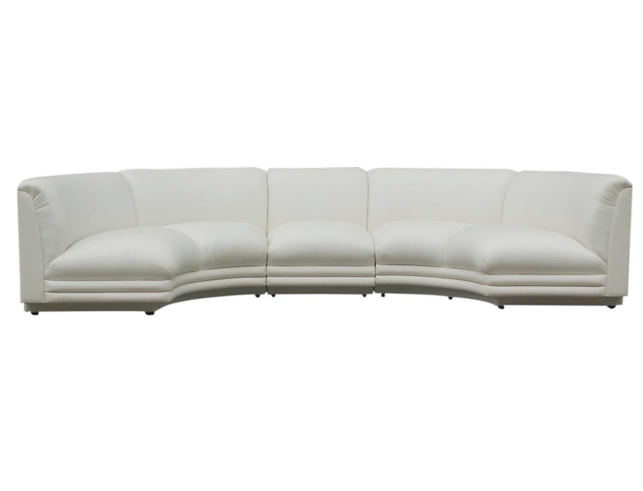 semi round sofa