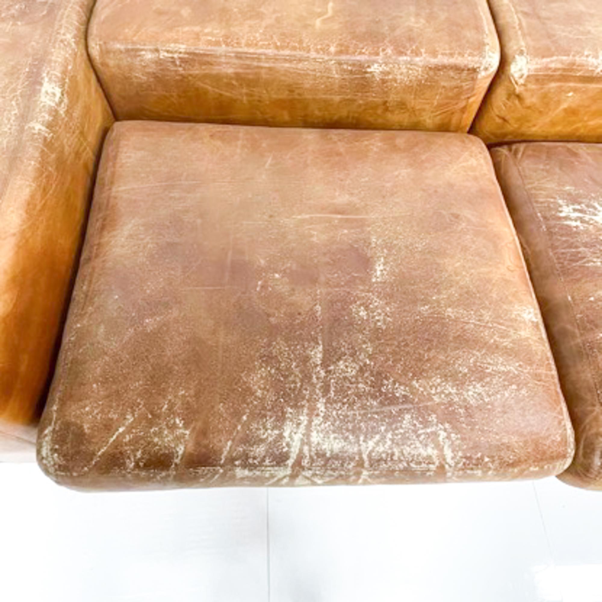 Mid-Century Modern 1960s Tito Agnoli Italian Leather Daybed Sofa 711 for Cinova