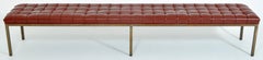 Mid-Century Modern Italian Deep-Buttoned Window Seat/Bench, 1960s