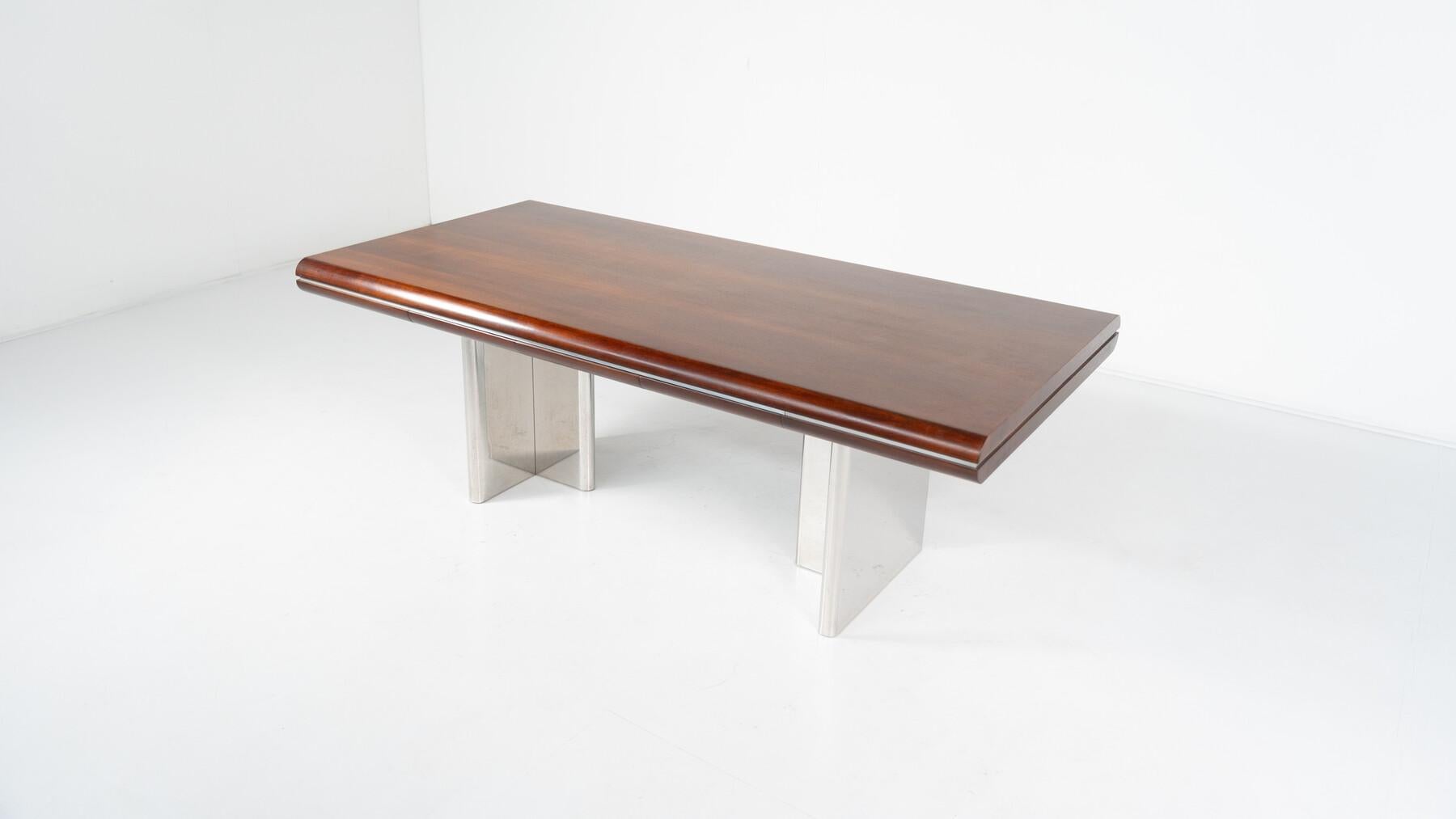 Mid-Century Modern Italian Desk by Hans von Klier for Skipper, 1970s For Sale 11