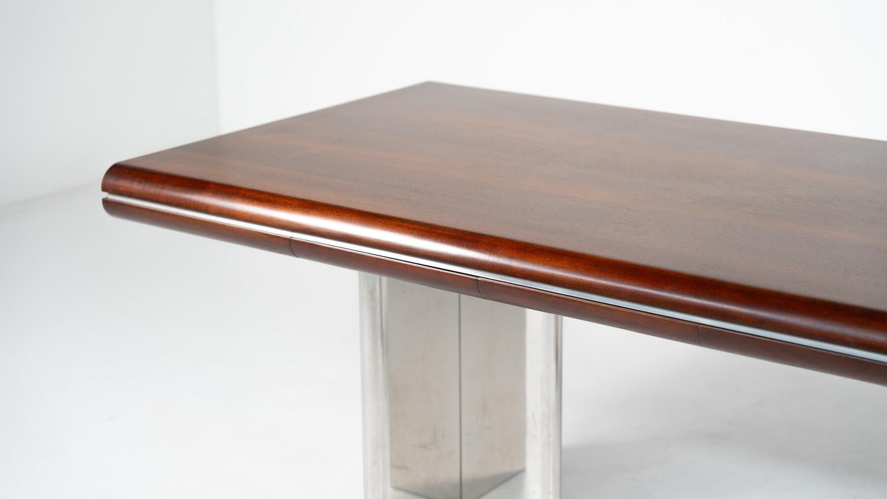 Mid-Century Modern Italian Desk by Hans von Klier for Skipper, 1970s In Good Condition For Sale In Brussels, BE