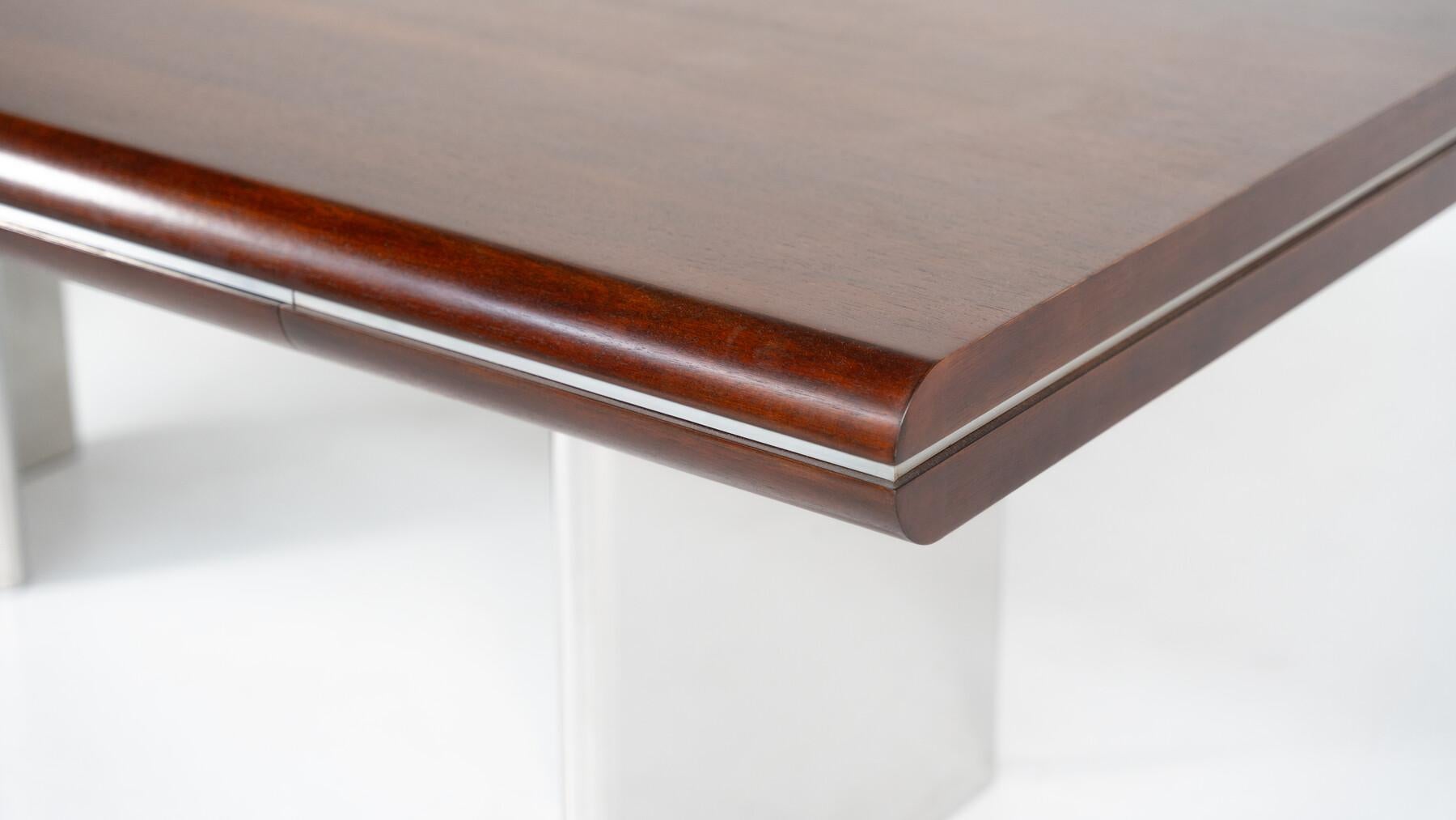 20th Century Mid-Century Modern Italian Desk by Hans von Klier for Skipper, 1970s For Sale