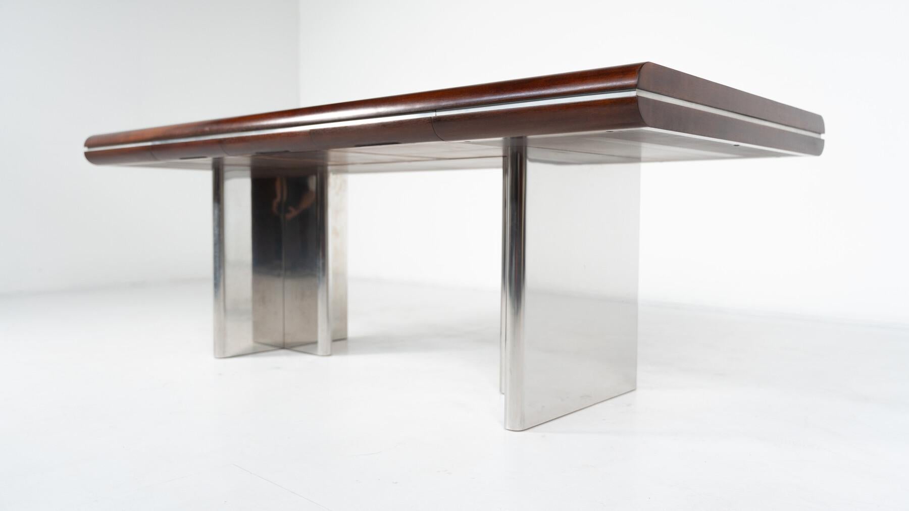 Mid-Century Modern Italian Desk by Hans von Klier for Skipper, 1970s For Sale 1