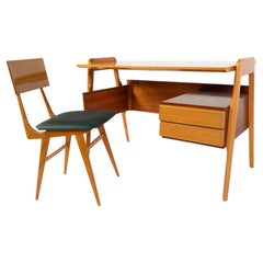 Vintage Mid-Century Modern Italian Desk Set by Vittorio Dassi, 1950s