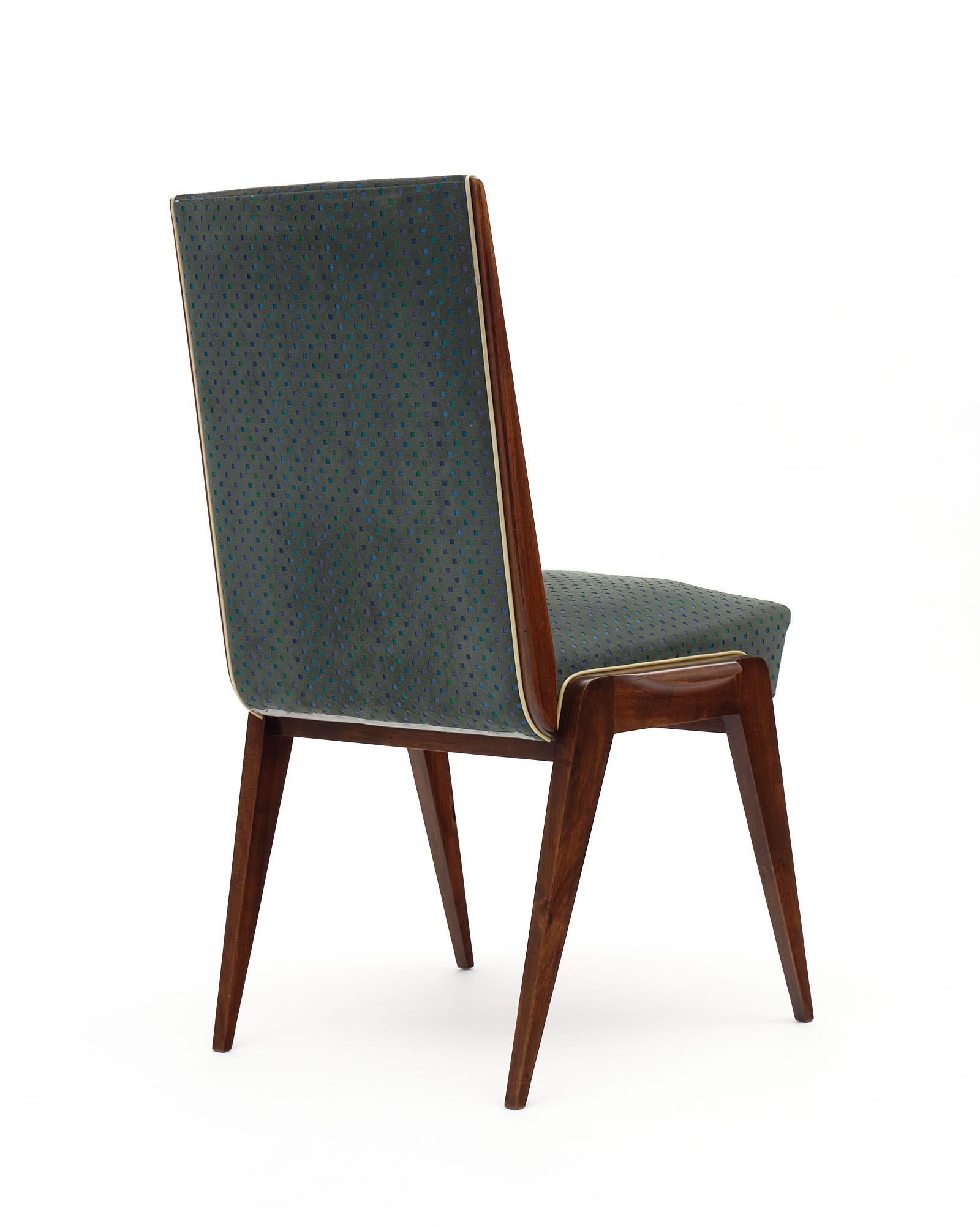 Mid-Century Modern Italian Dining Chairs For Sale 4