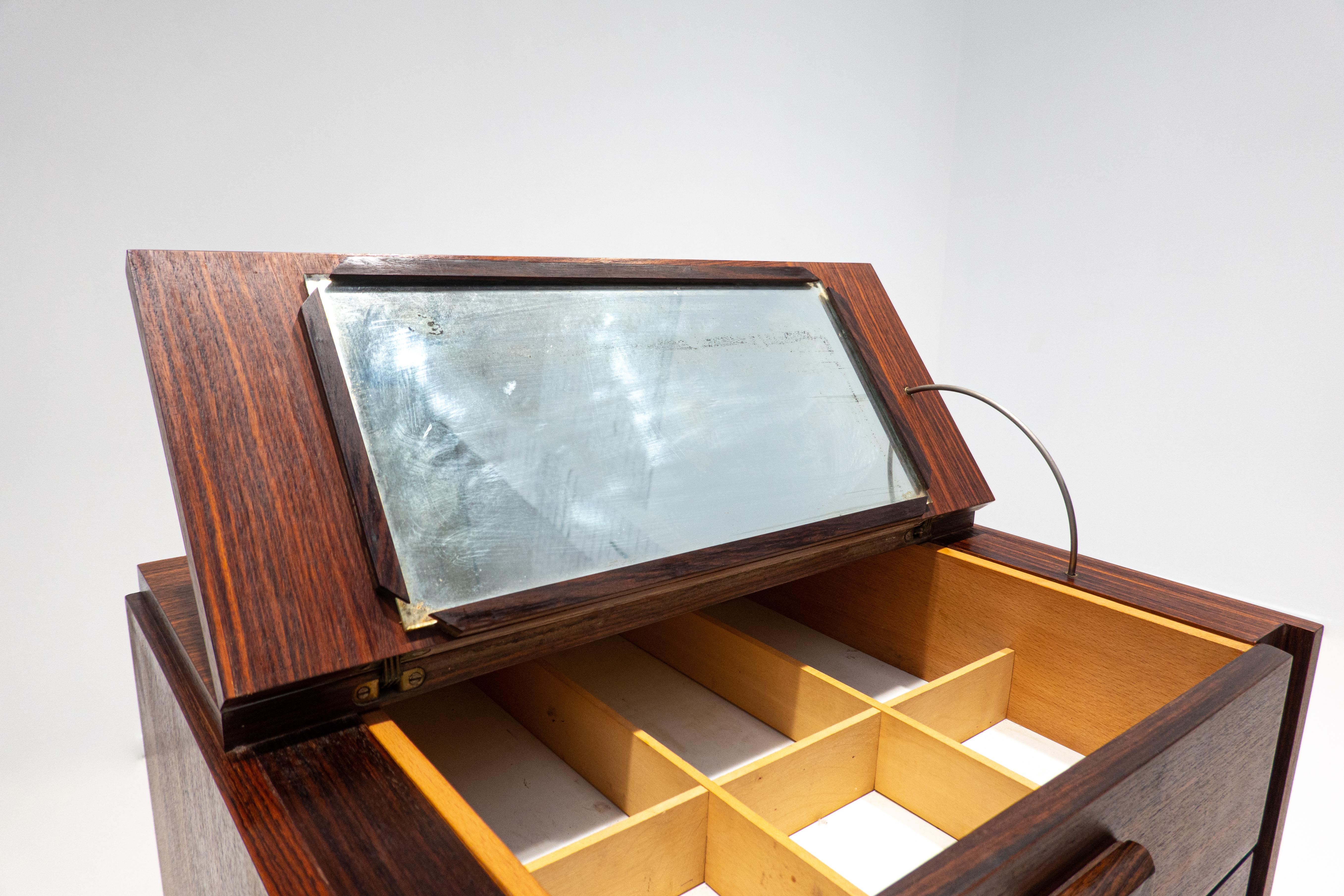 Mid-Century Modern Italian Dressing Table, Teak, 1960s For Sale 5