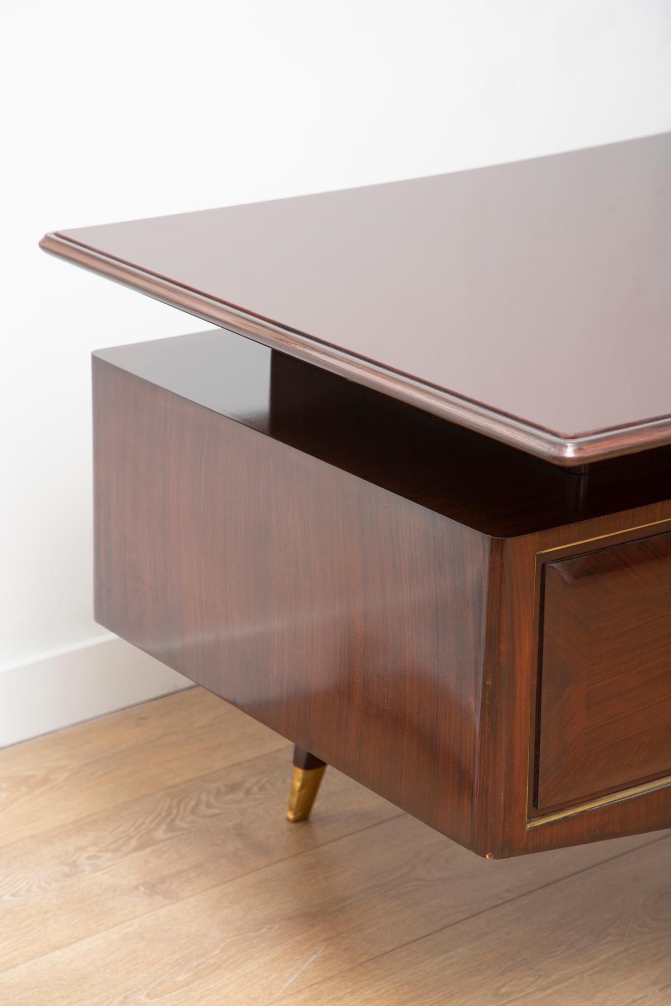 Mid-Century Modern Italian Executive Desk 8