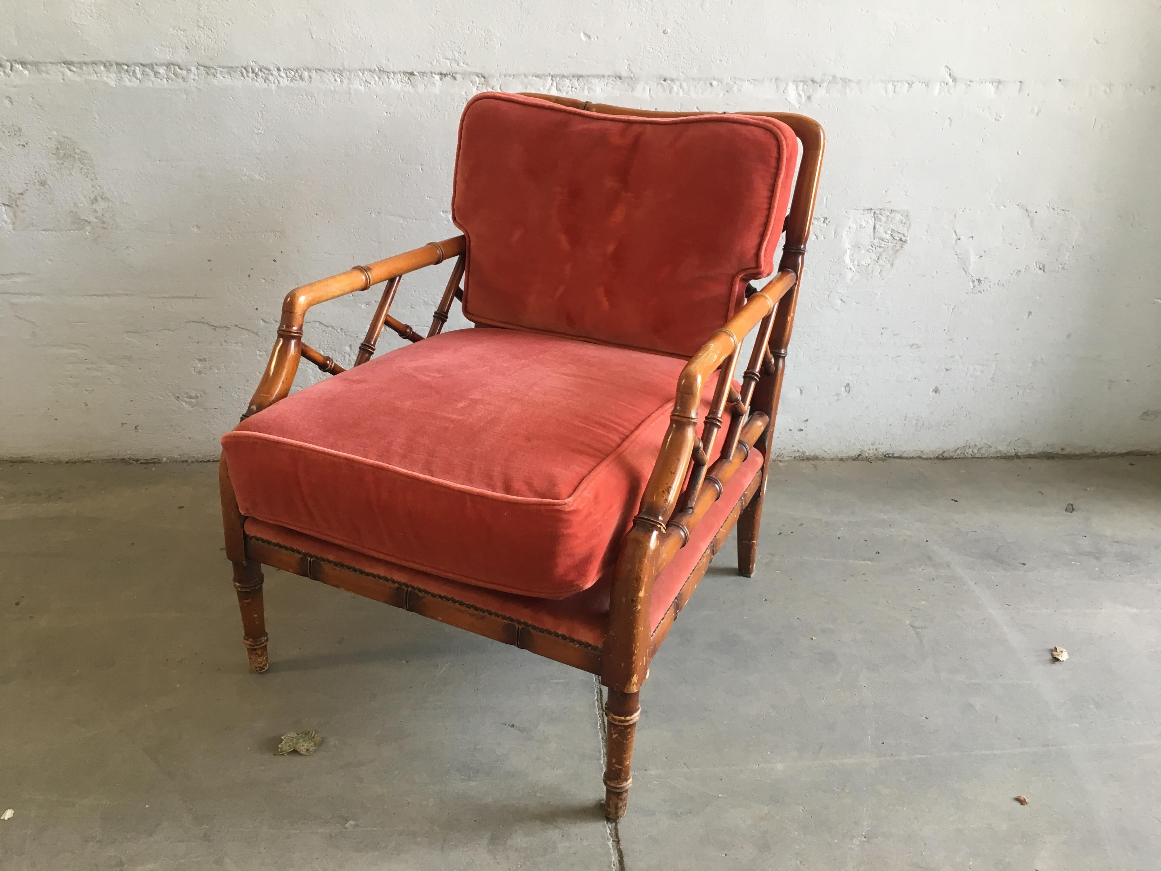 Mid-Century Modern Italian Faux Bamboo Living Room Set, 1960s 10