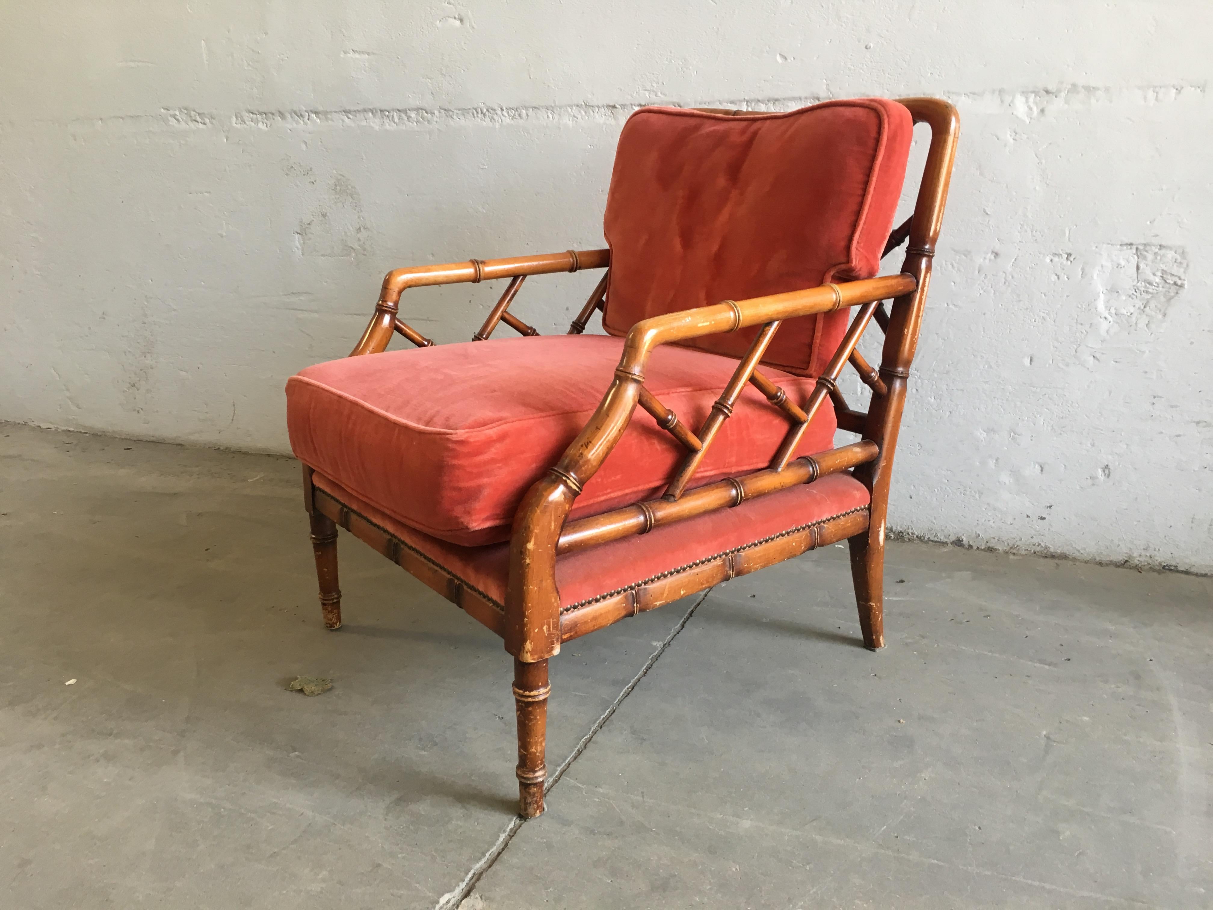 Mid-Century Modern Italian Faux Bamboo Living Room Set, 1960s 11