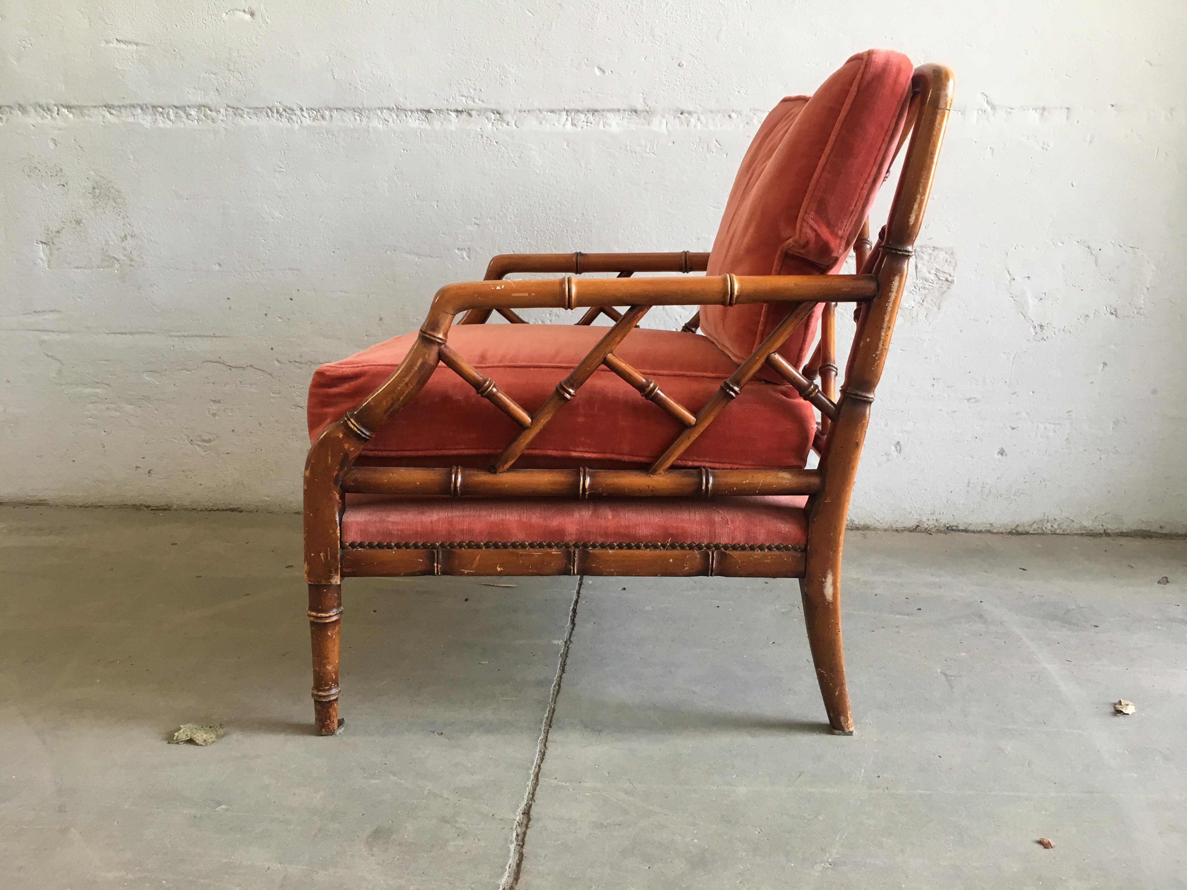 Mid-Century Modern Italian Faux Bamboo Living Room Set, 1960s 12