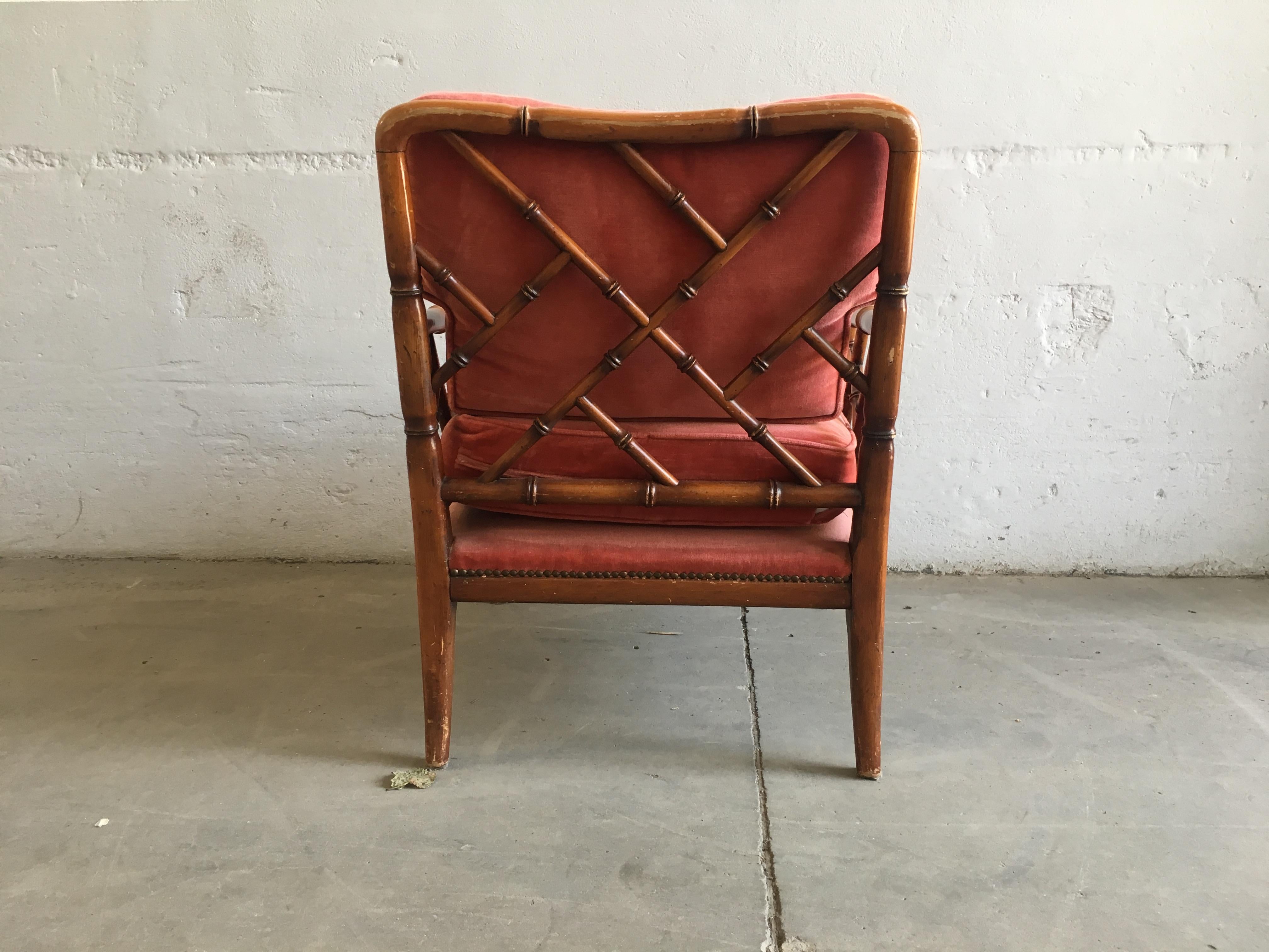 Mid-Century Modern Italian Faux Bamboo Living Room Set, 1960s 13