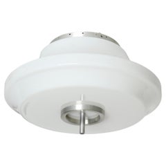 Mid century modern Italian flush mount ceiling light, circa 1960s