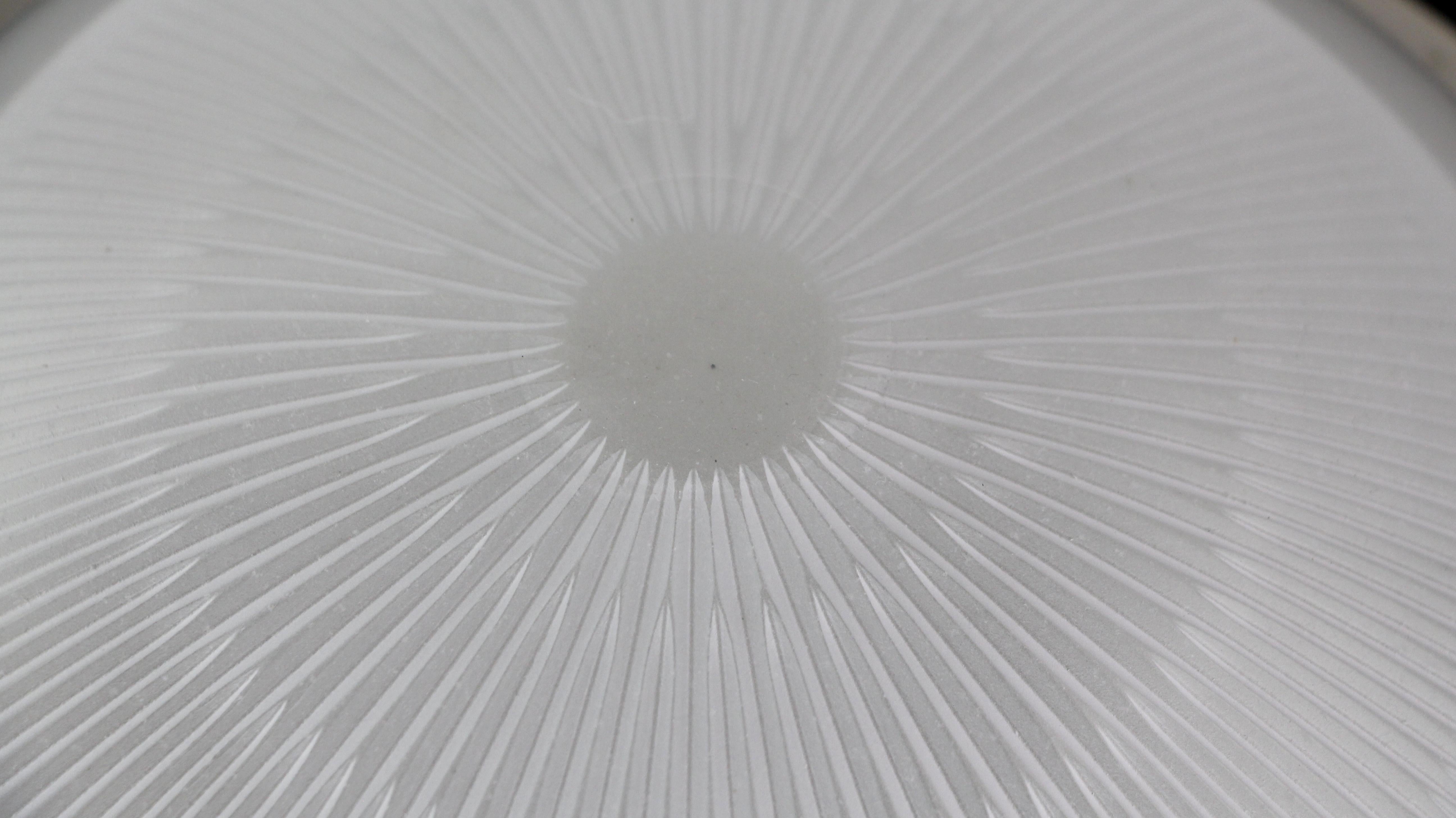 20th Century Mid-Century Modern Italian Flush Mount Light For Sale