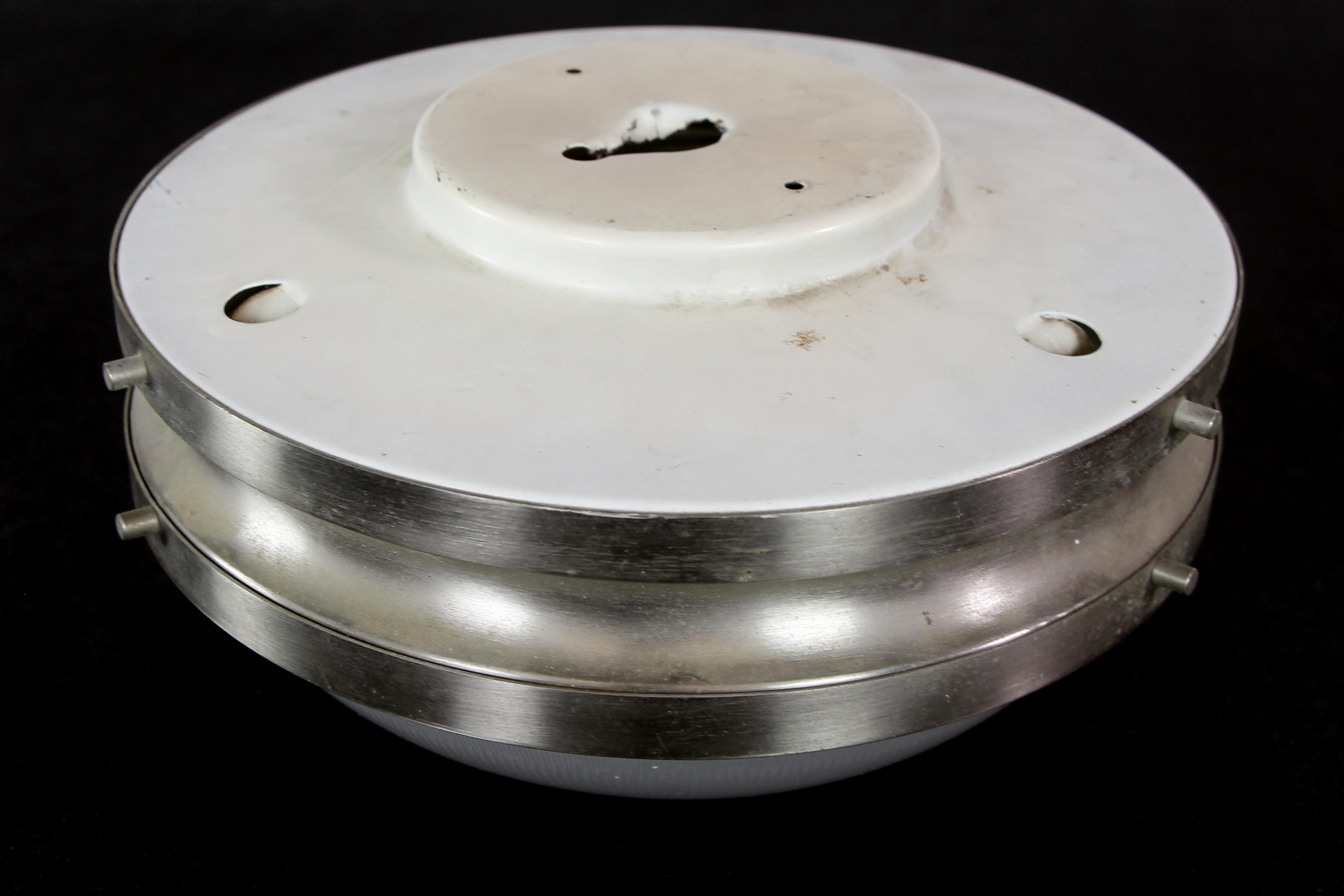 Mid-Century Modern Italian Flush Mount Light For Sale 1