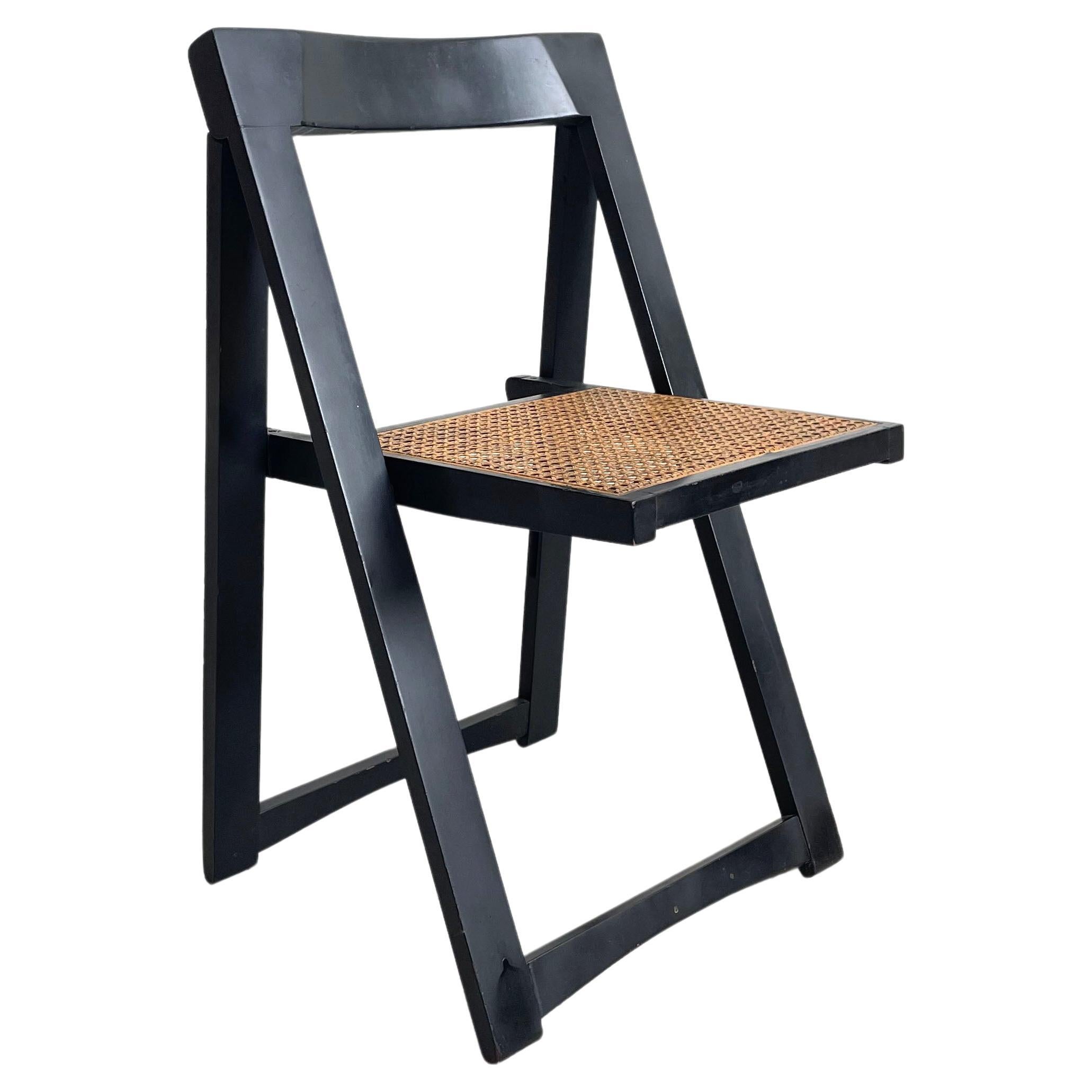 MidCentury Modern Italian Folding Chair in Style of Aldo Jacober