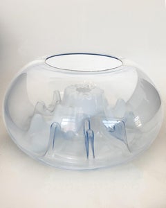 Lampada a sospensione in vetro italiano cromato di T. Zuccheri, Italia 1970