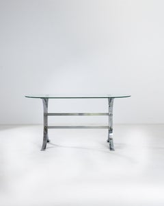 Mid-Century Modern Italian Glass Dining Table