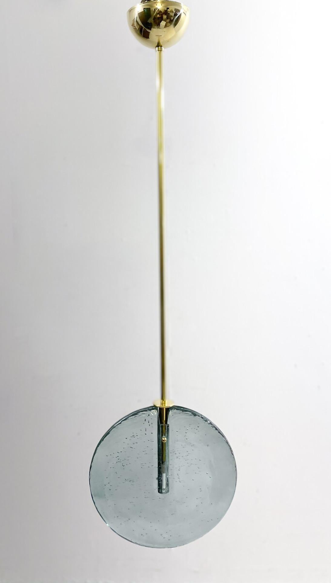 Mid-Century Modern Italian Glass Suspensions, 1960s - 2 available In Good Condition In Brussels, BE
