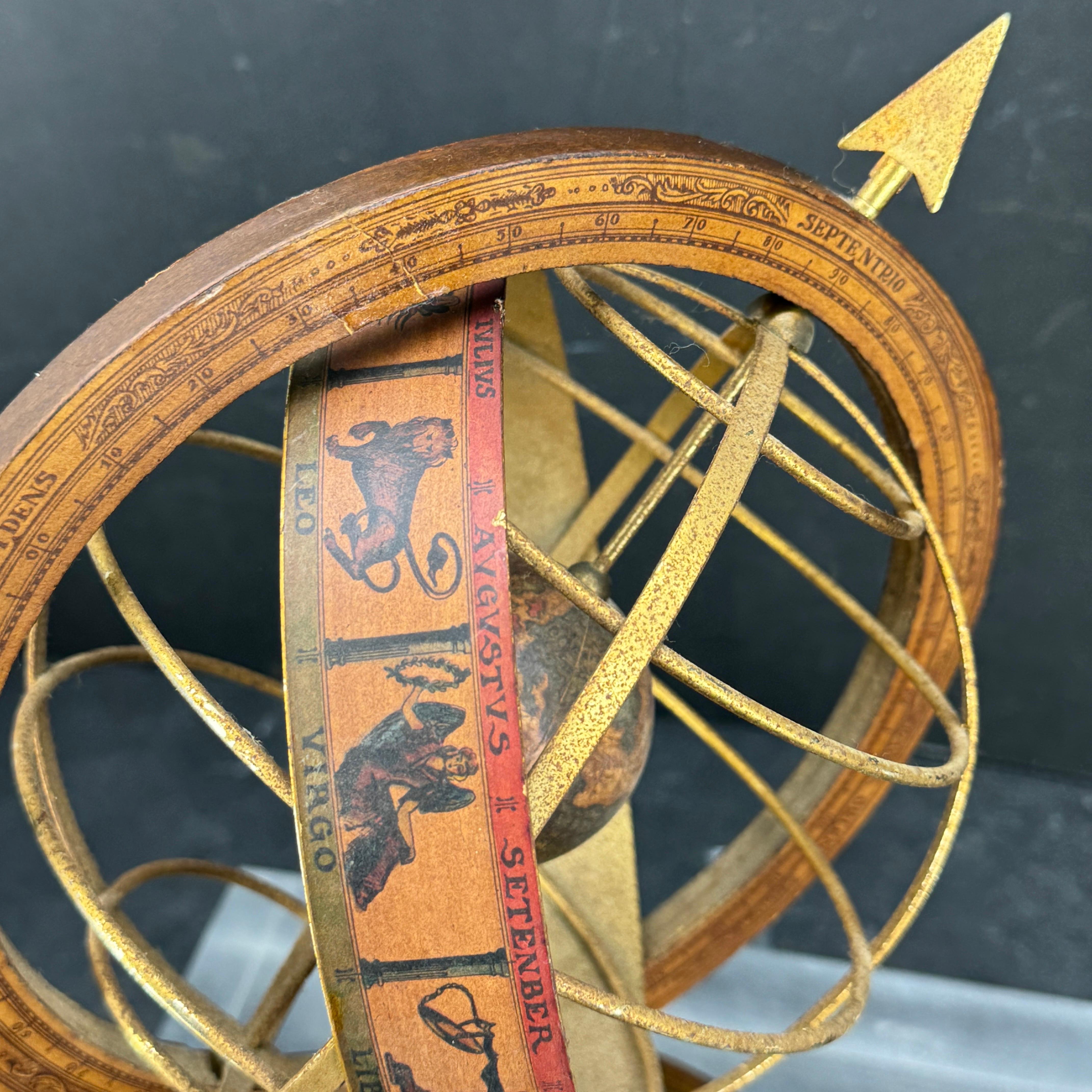 Globe italien pour table de bar de style mi-siècle moderne en vente 1