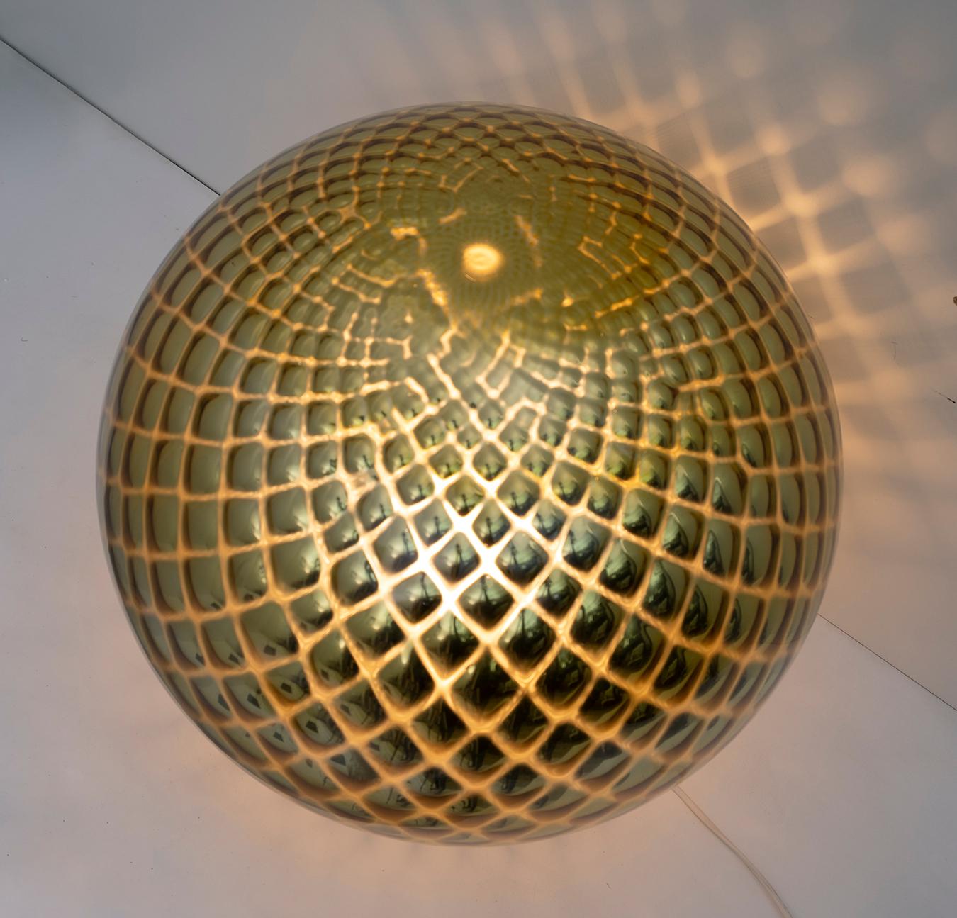 Mid-Century Modern Italienisches Gold Murano Glas 
