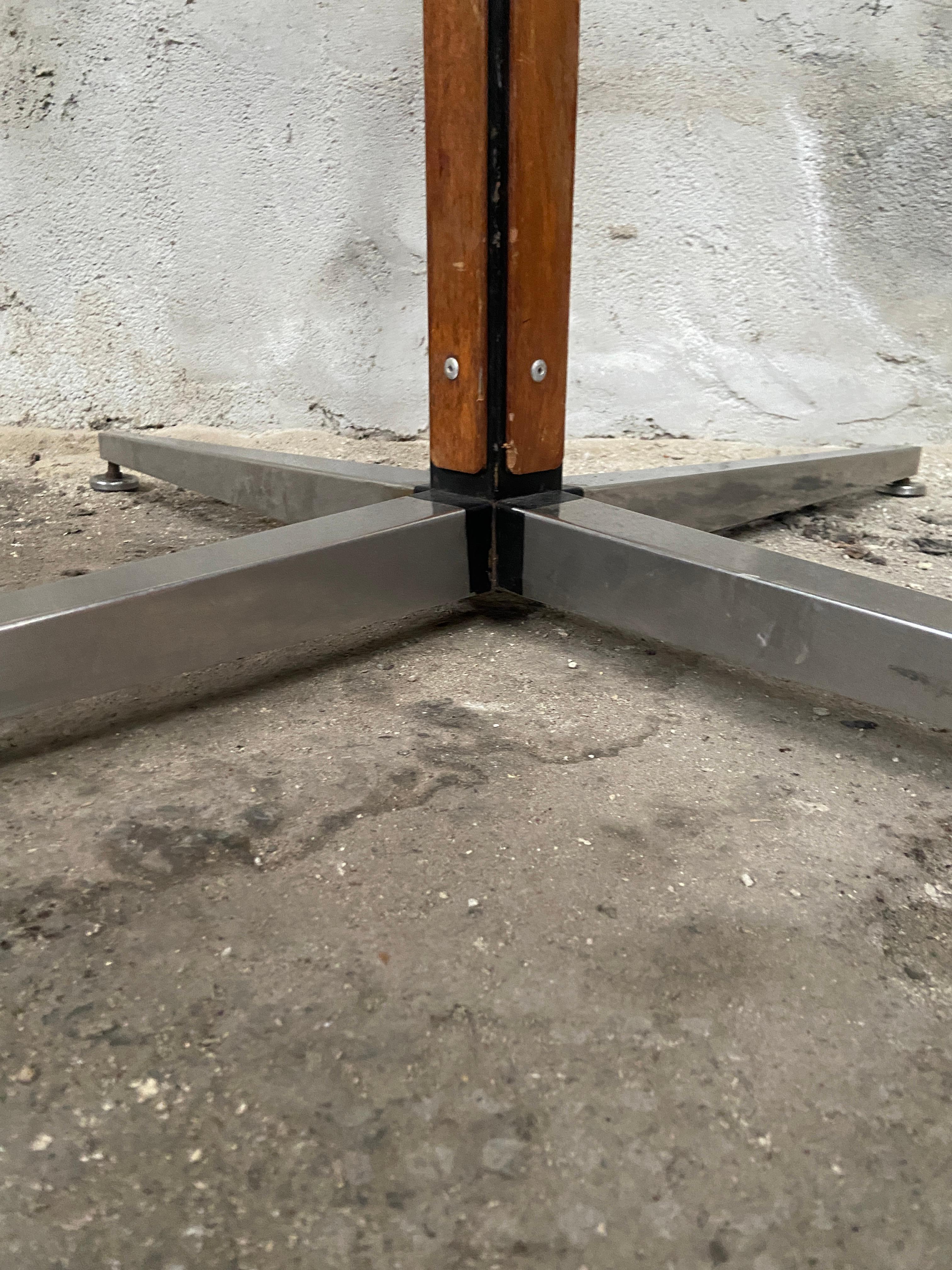 Mid-Century Modern Italian Iron Table Bases with Aluminum Legs 'Big Size' For Sale 5