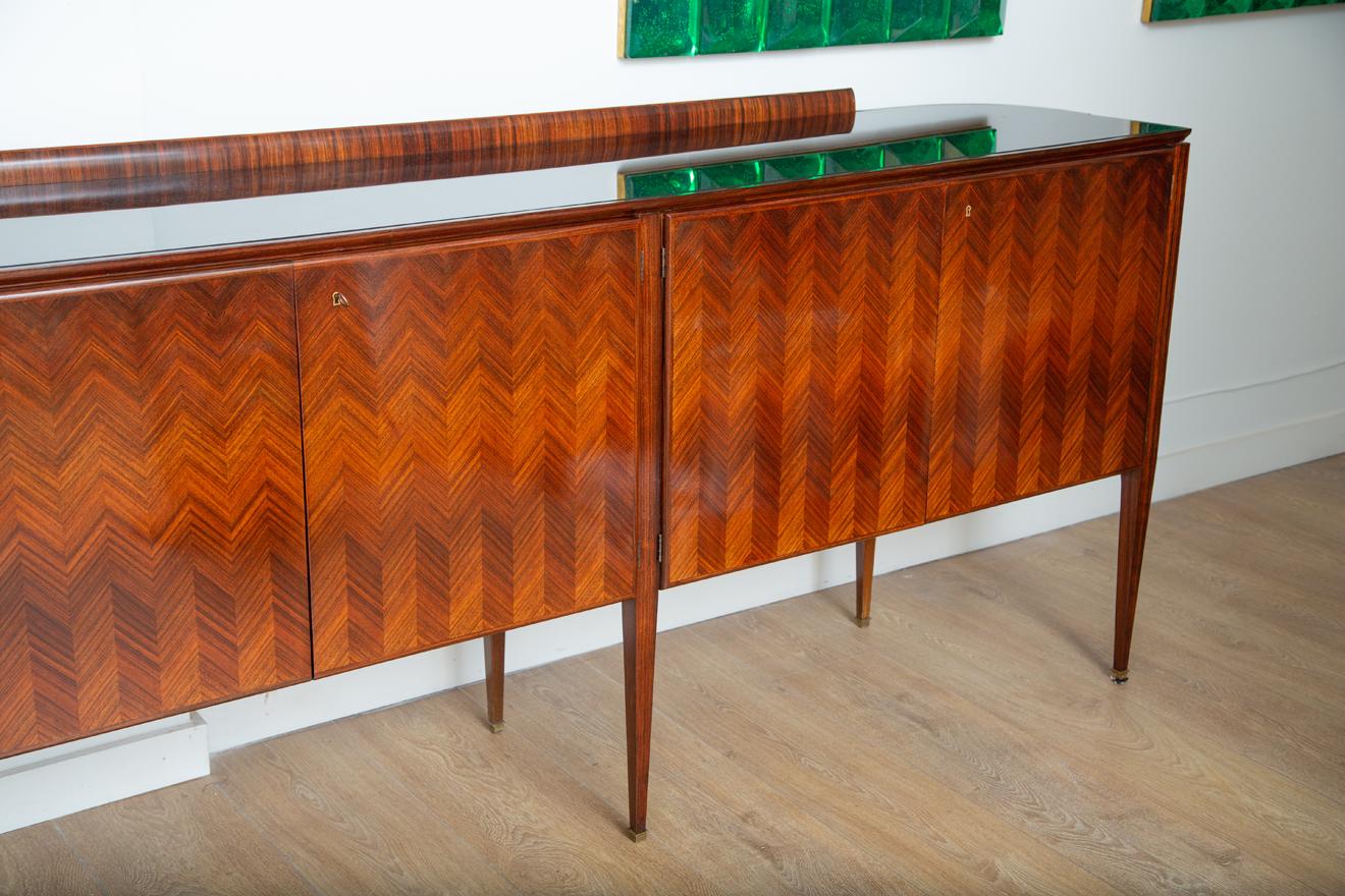 Mid-Century Modern MId-Century Modern Italian Large and Narrow Sideboard by Paolo Buffa