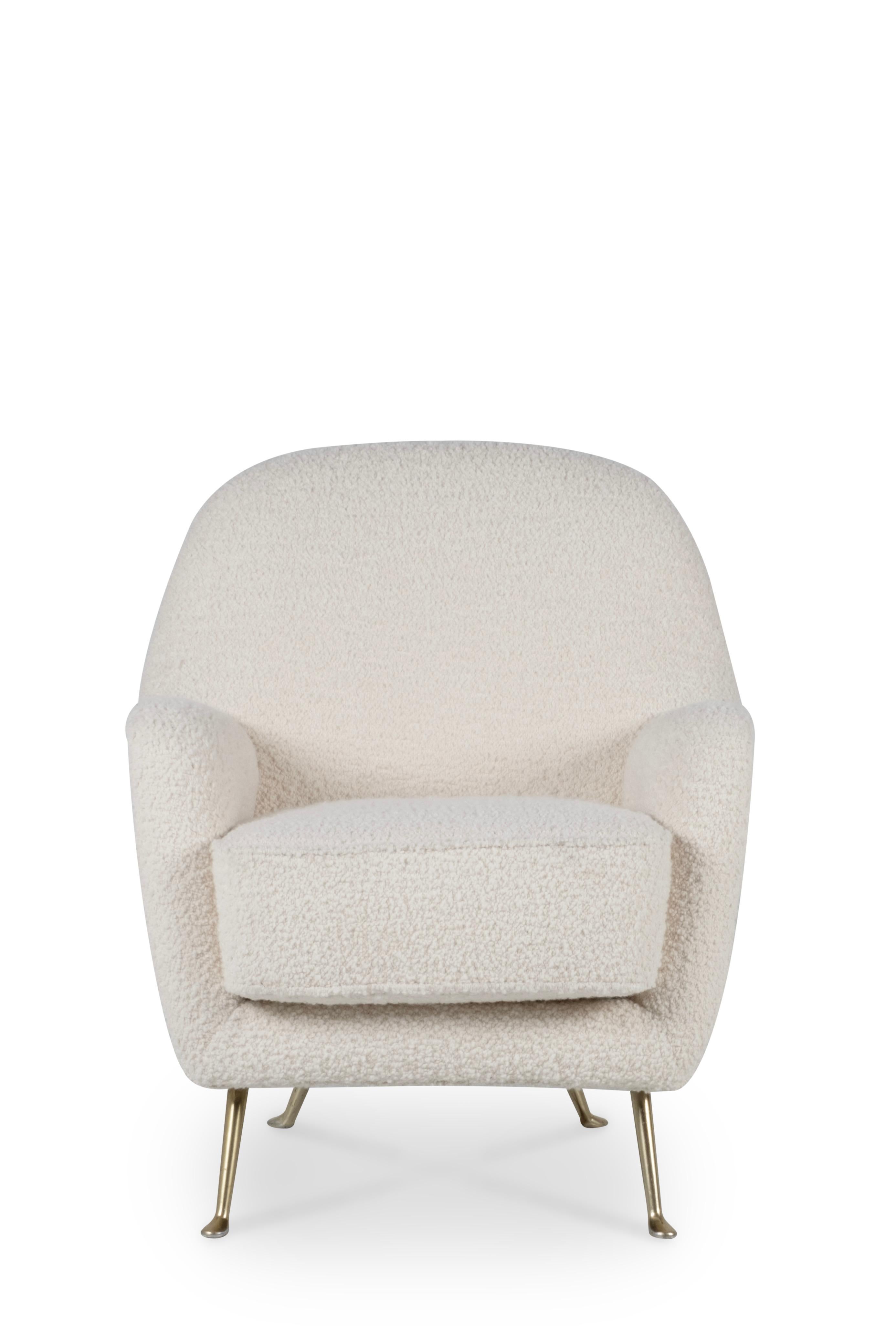 20th Century Mid-Century Modern Italian Lounge Chair, 1960s Full Restoration by Greenapple For Sale
