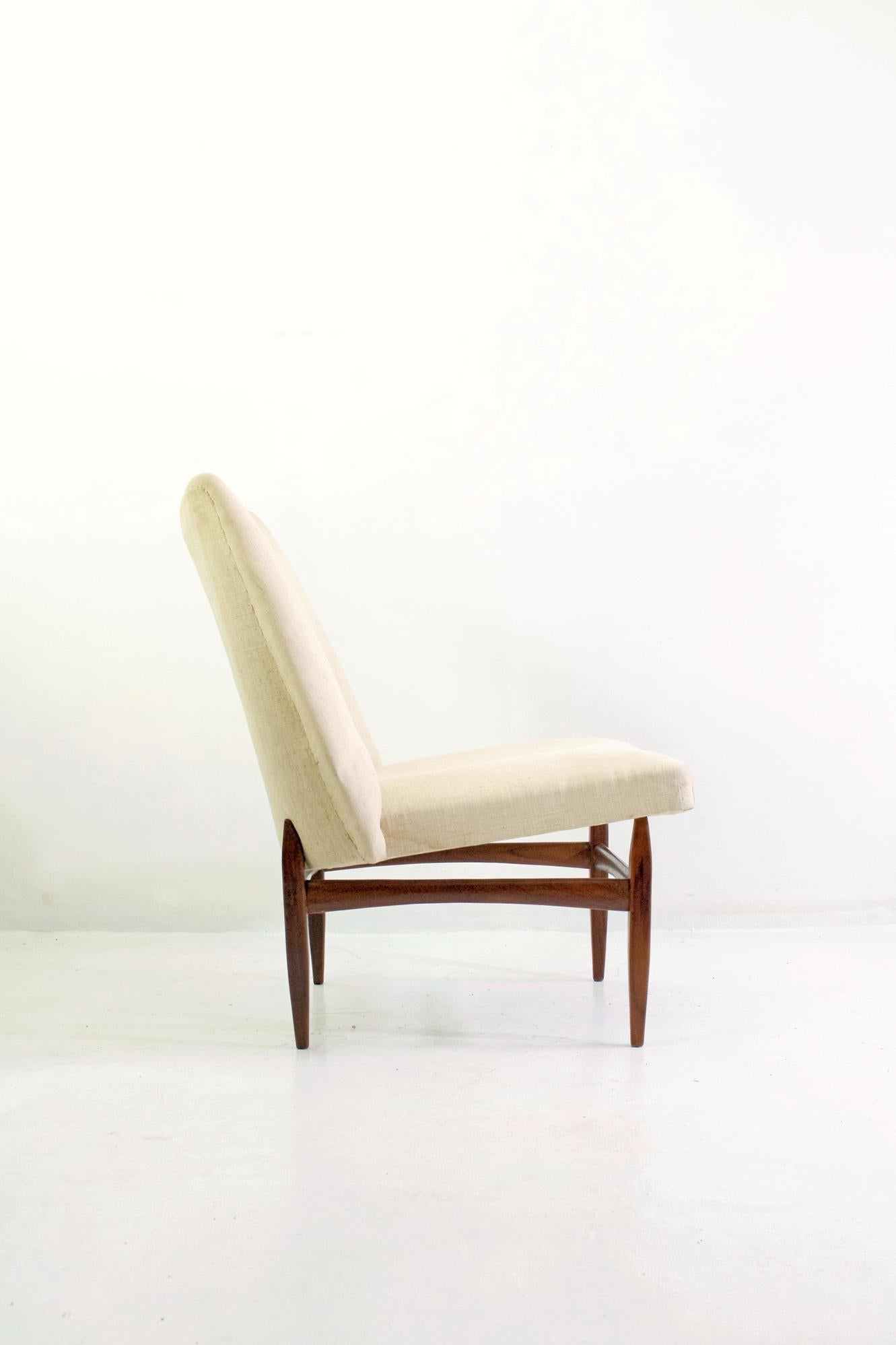 20th Century Mid-Century Modern Italian Lounge Chairs in Teak