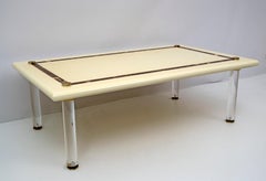 Mid-Century Modern Italian Lucite and Lacquer Coffee Table, 1970s