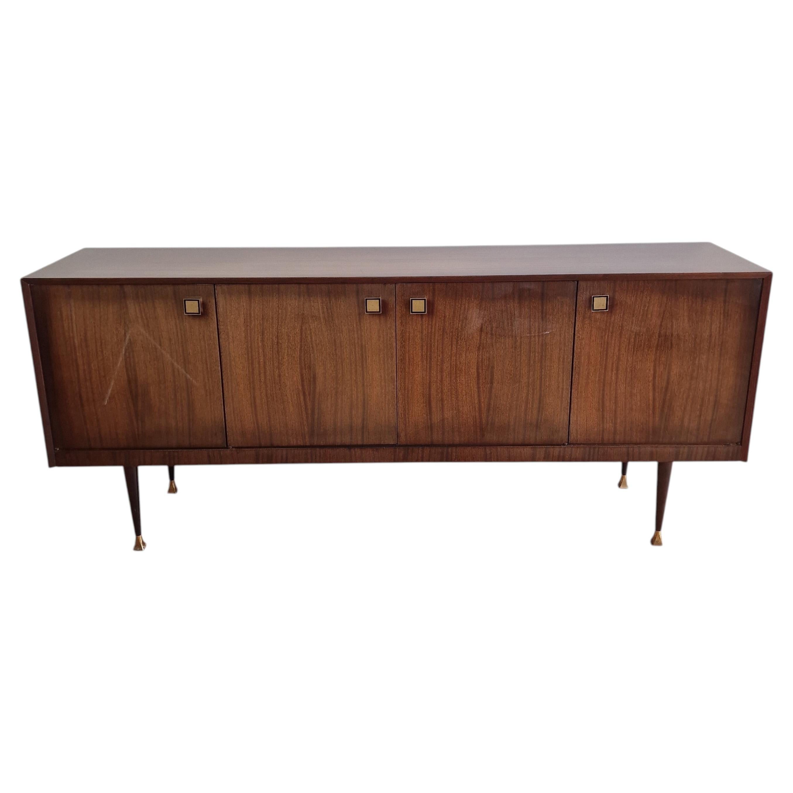 Mid-Century Modern Italian Mahogany Sideboard, 1960s
