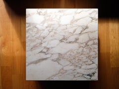 Mid-Century Modern Italian Marble Cube Coffee Table