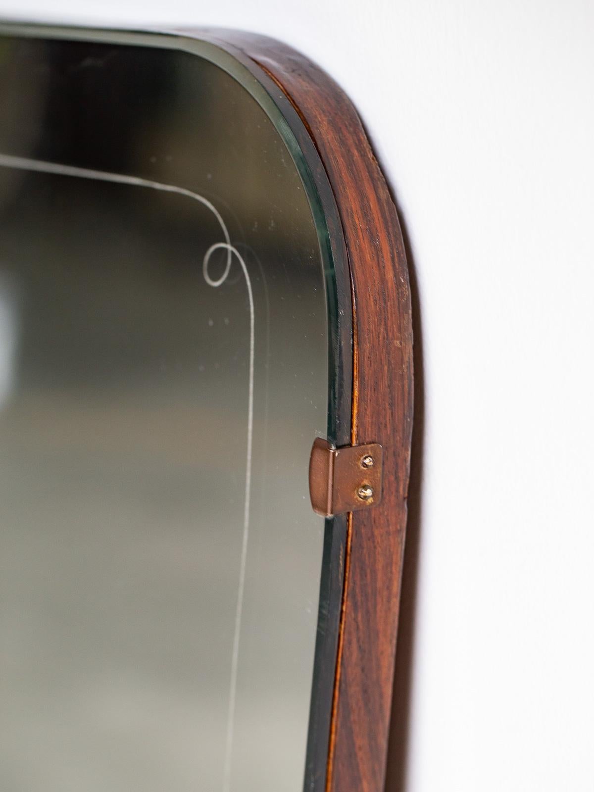 Mid-Century Modern Italian Mirror, circa 1950 7